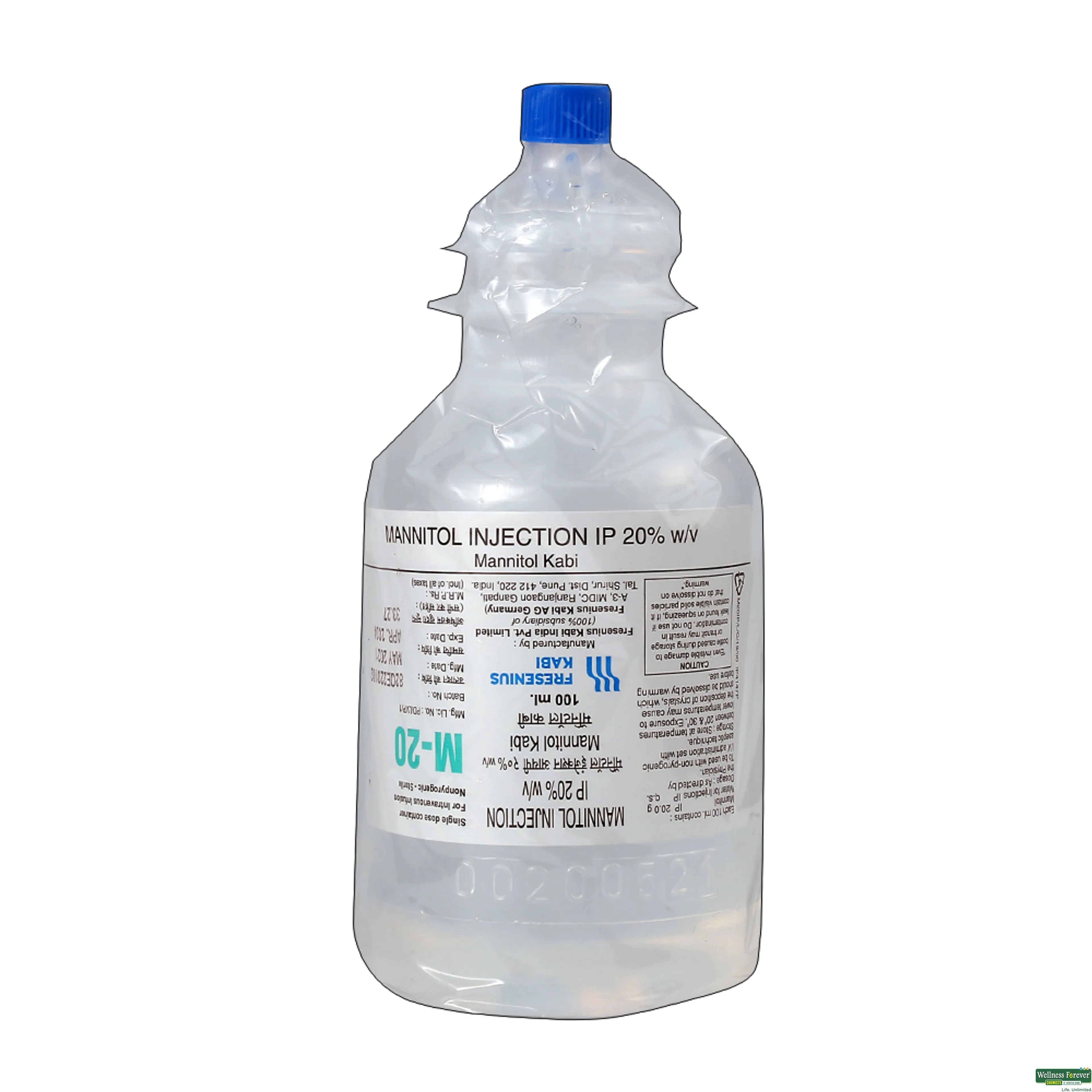 Amnta Mannitol 20% Steriport I.V 100 ml