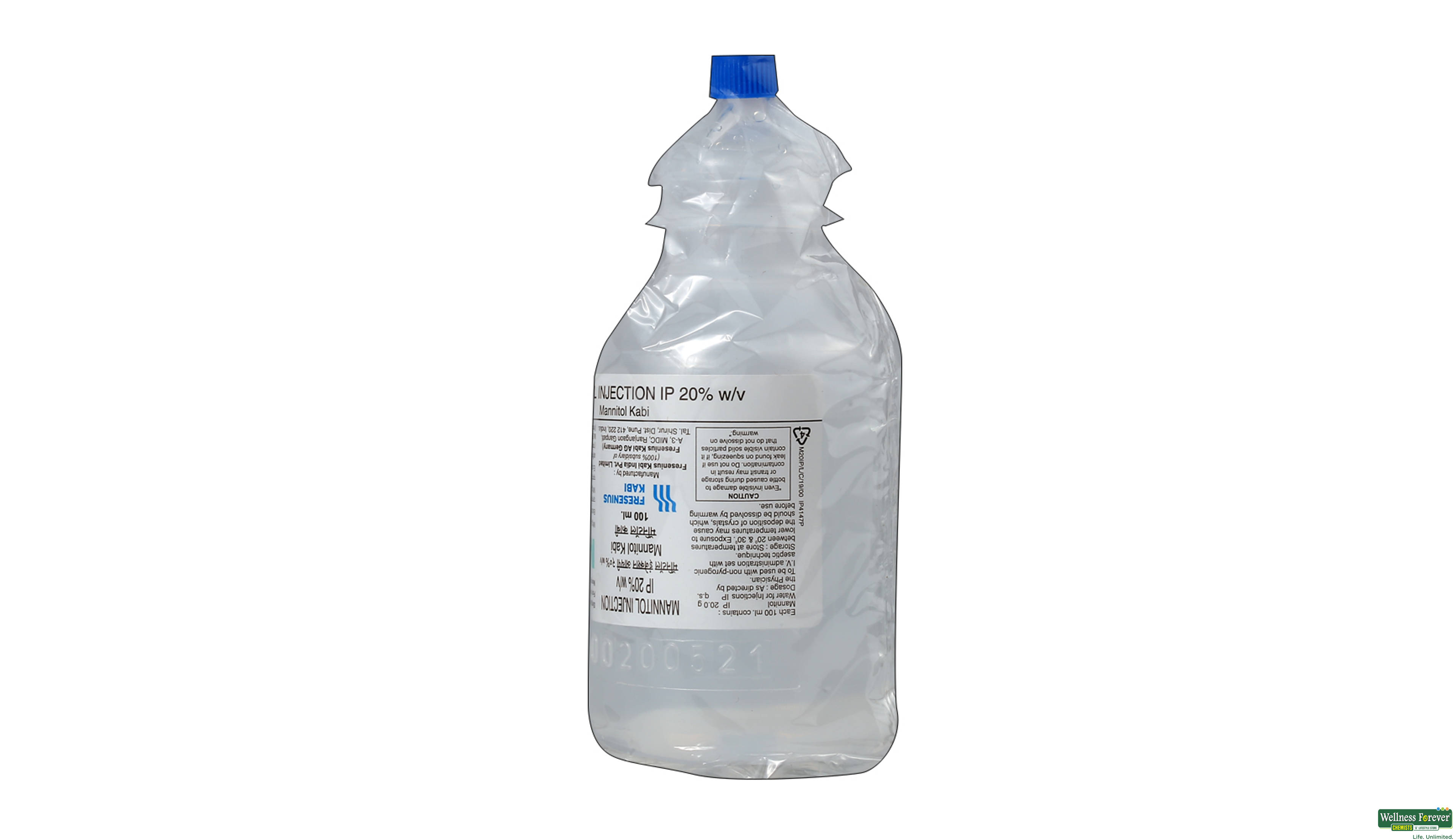 MANNITOL 20% 100ML I.V FKB- 2, 100ML, 