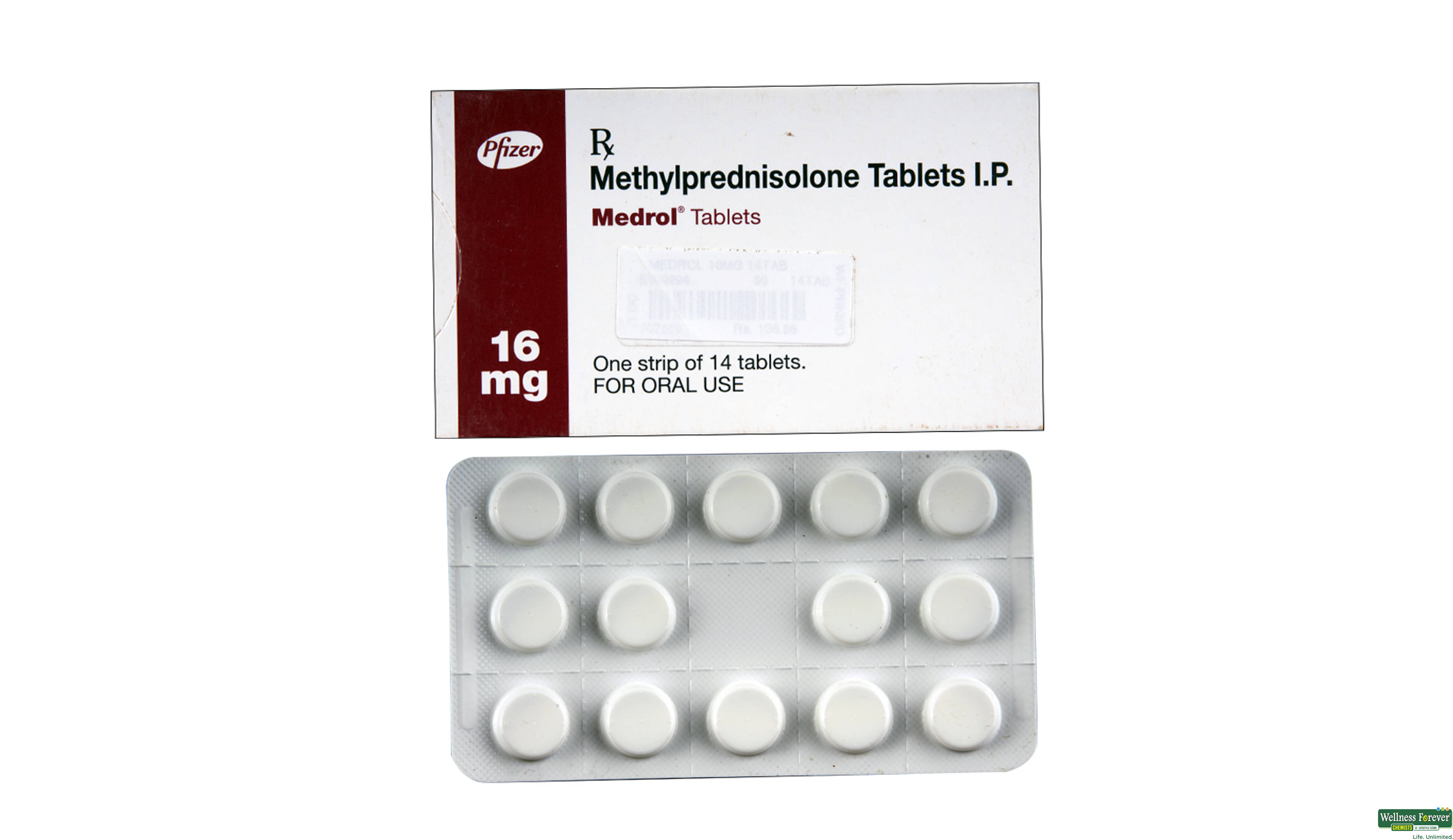 MEDROL 16MG 14TAB- 1, 14TAB, 