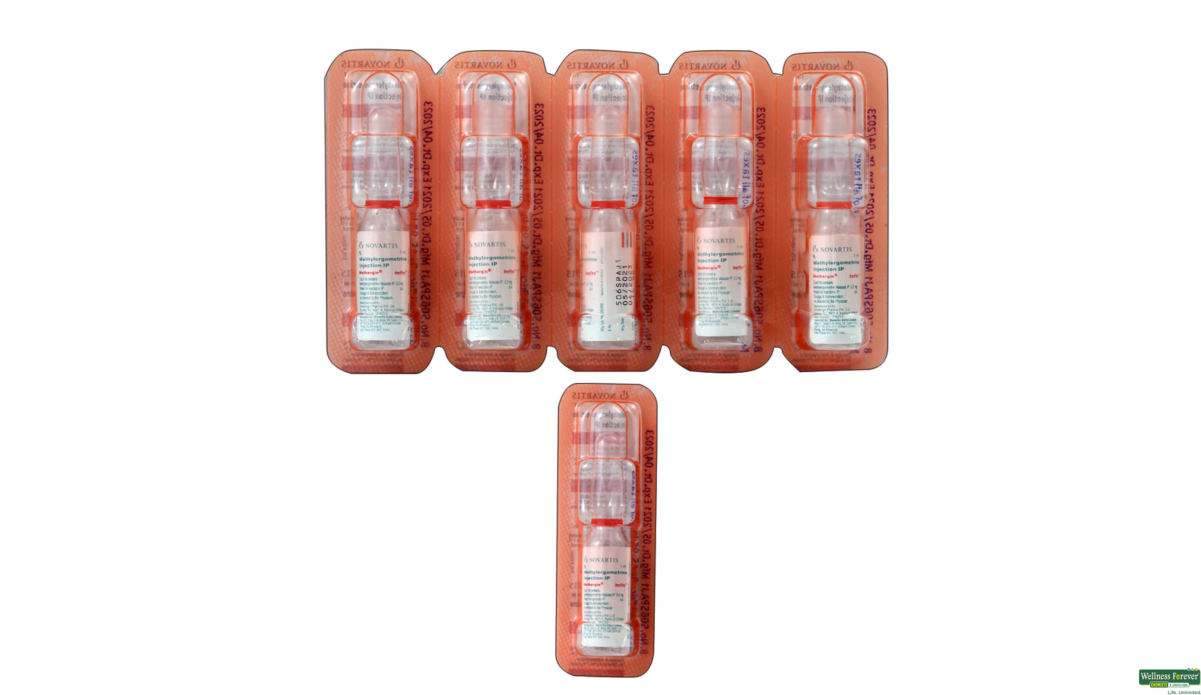 METHERGIN INJ 1ML AMP- 1, 1ML, 
