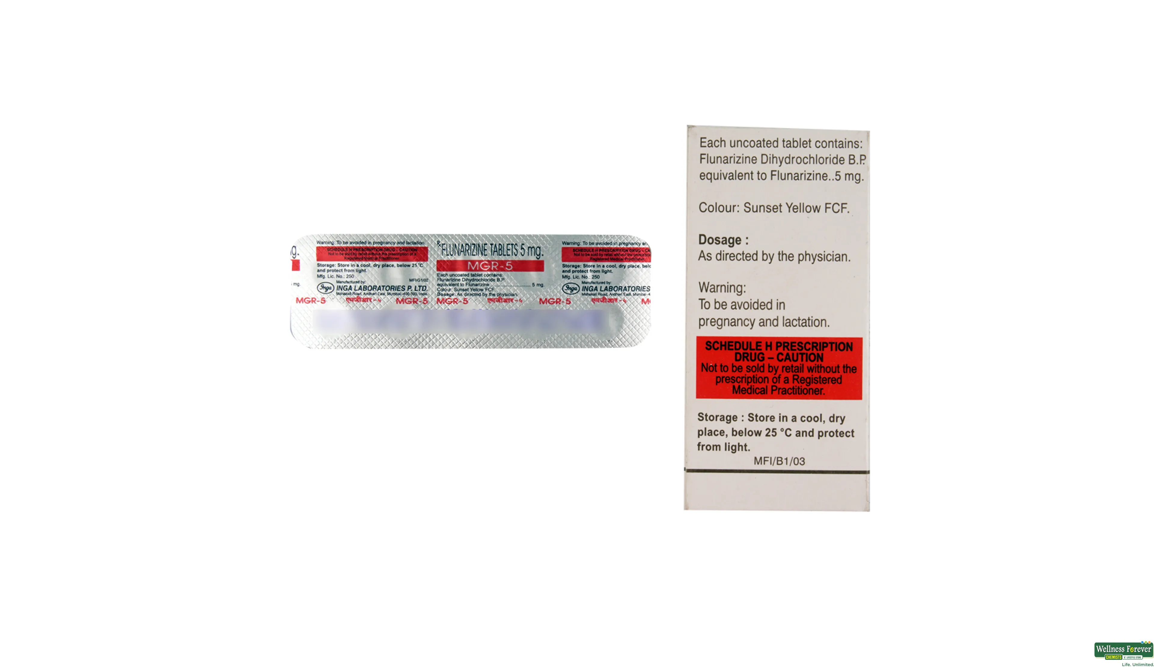 MGR 5MG 10TAB- 2, 10TAB, 