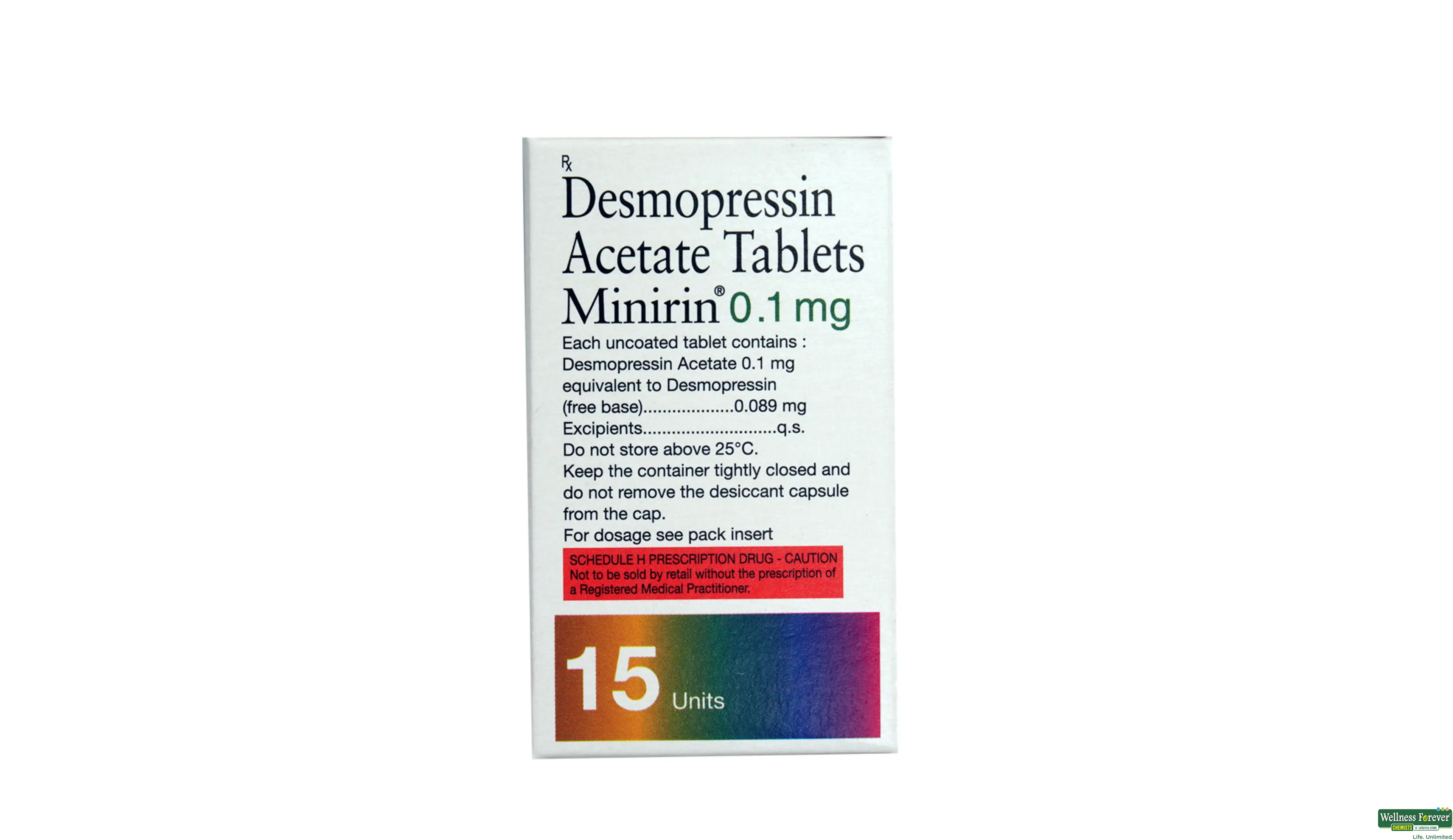 MINIRIN 0.1MG 15TAB- 2, 15TAB, 