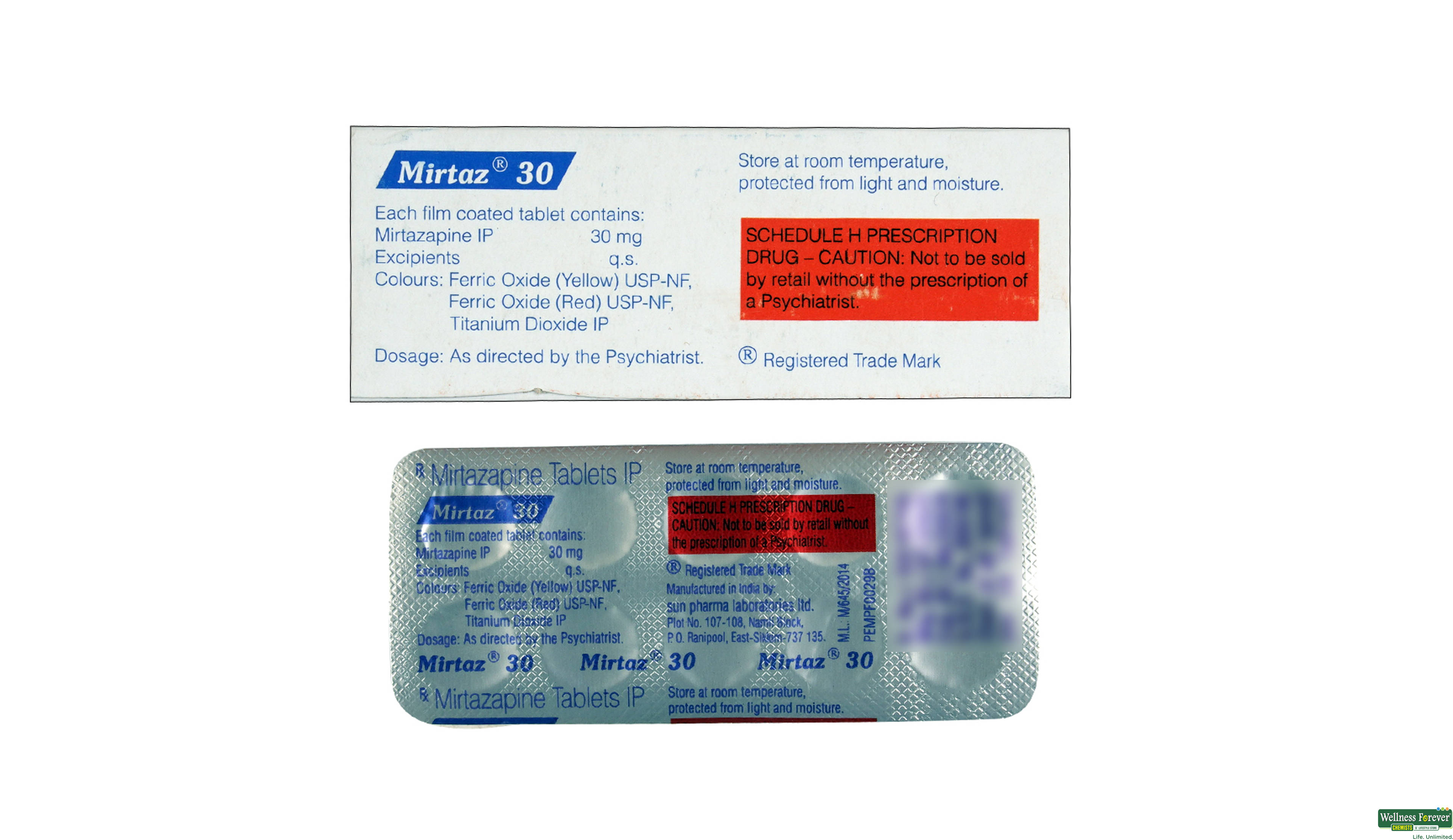 MIRTAZ 30MG 10TAB- 2, 10TAB, 