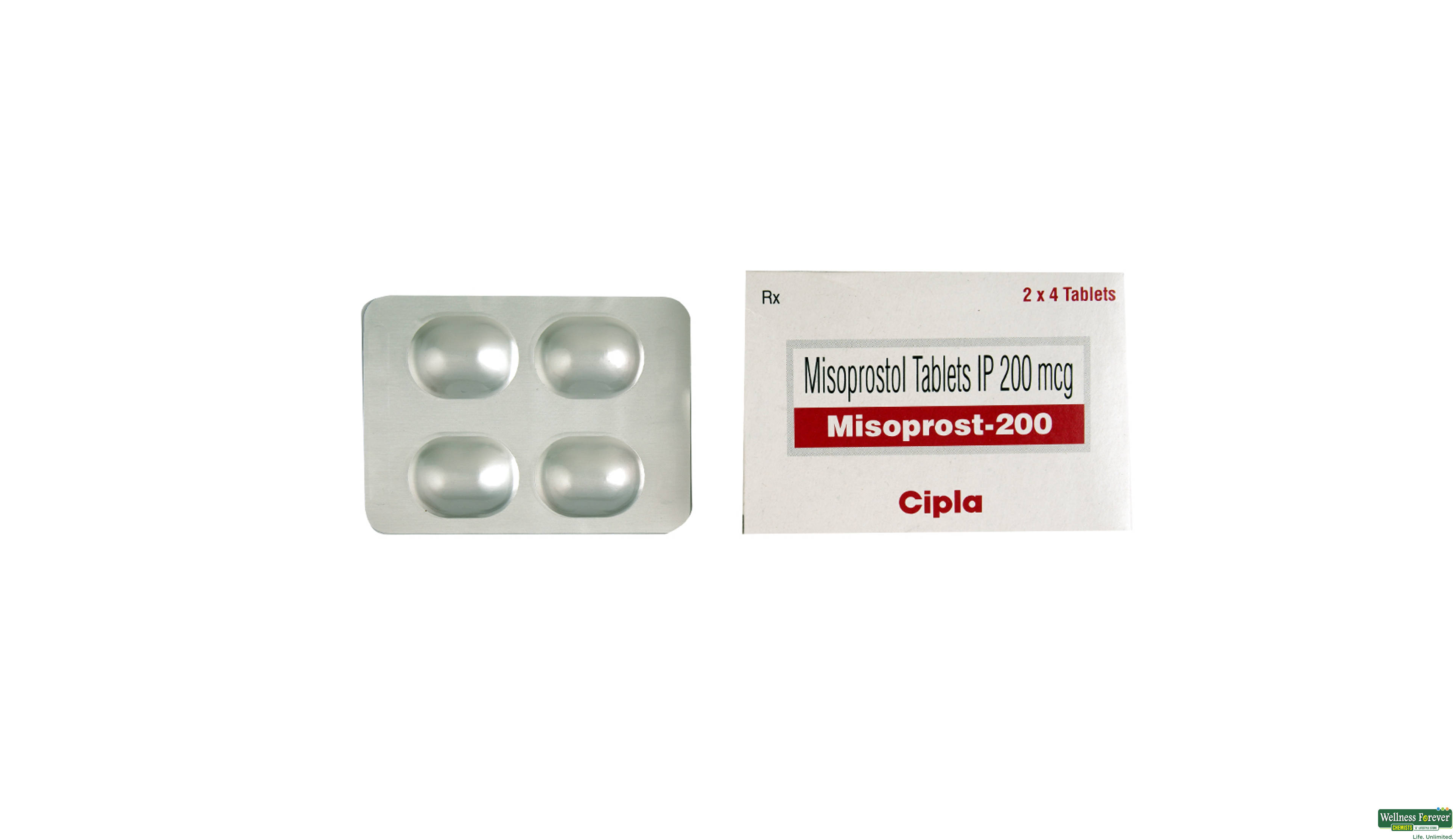 MISOPROST 200MG 4TAB- 1, 4TAB, 