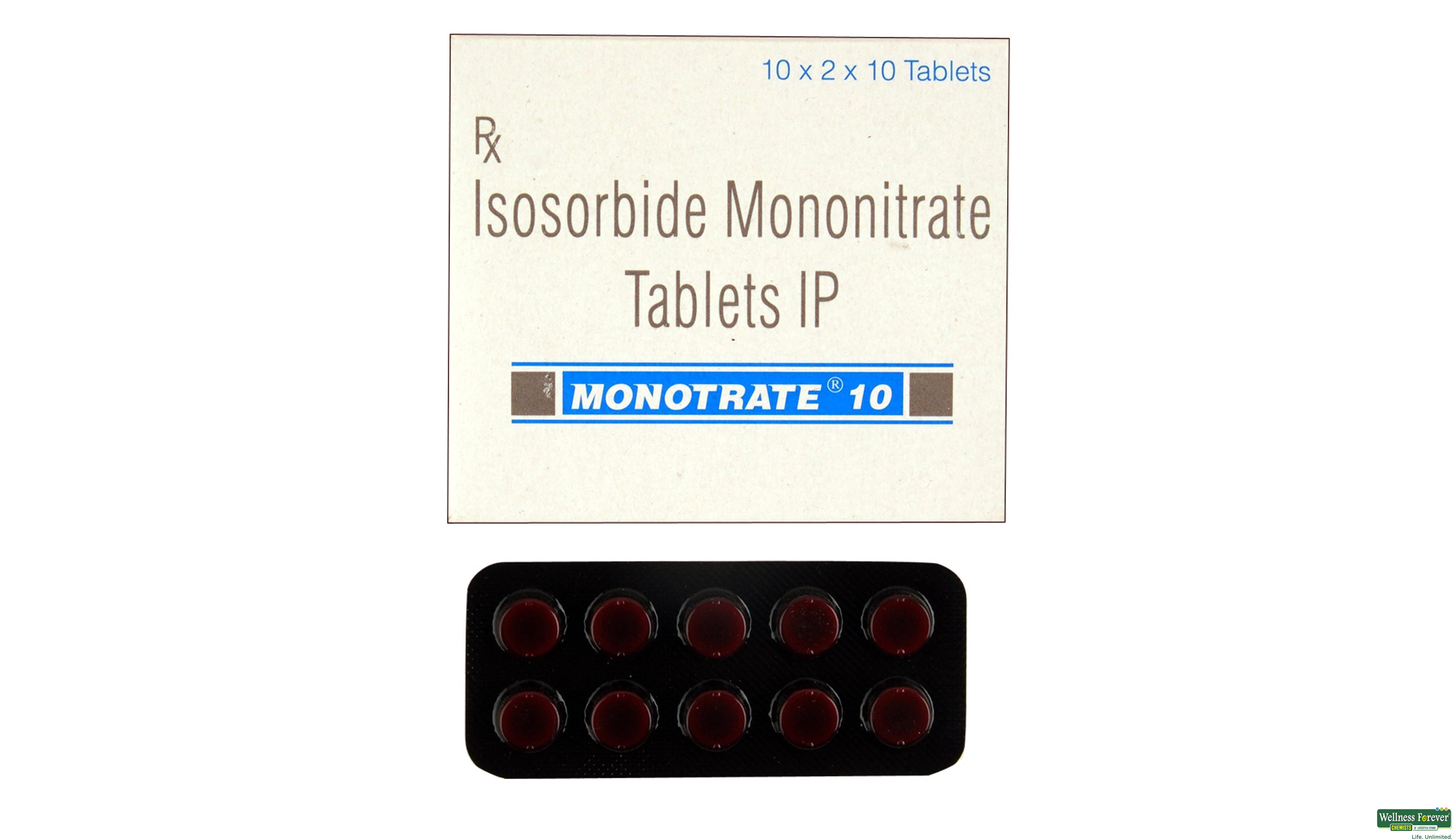 MONOTRATE 10MG 10TAB- 1, 10TAB, 
