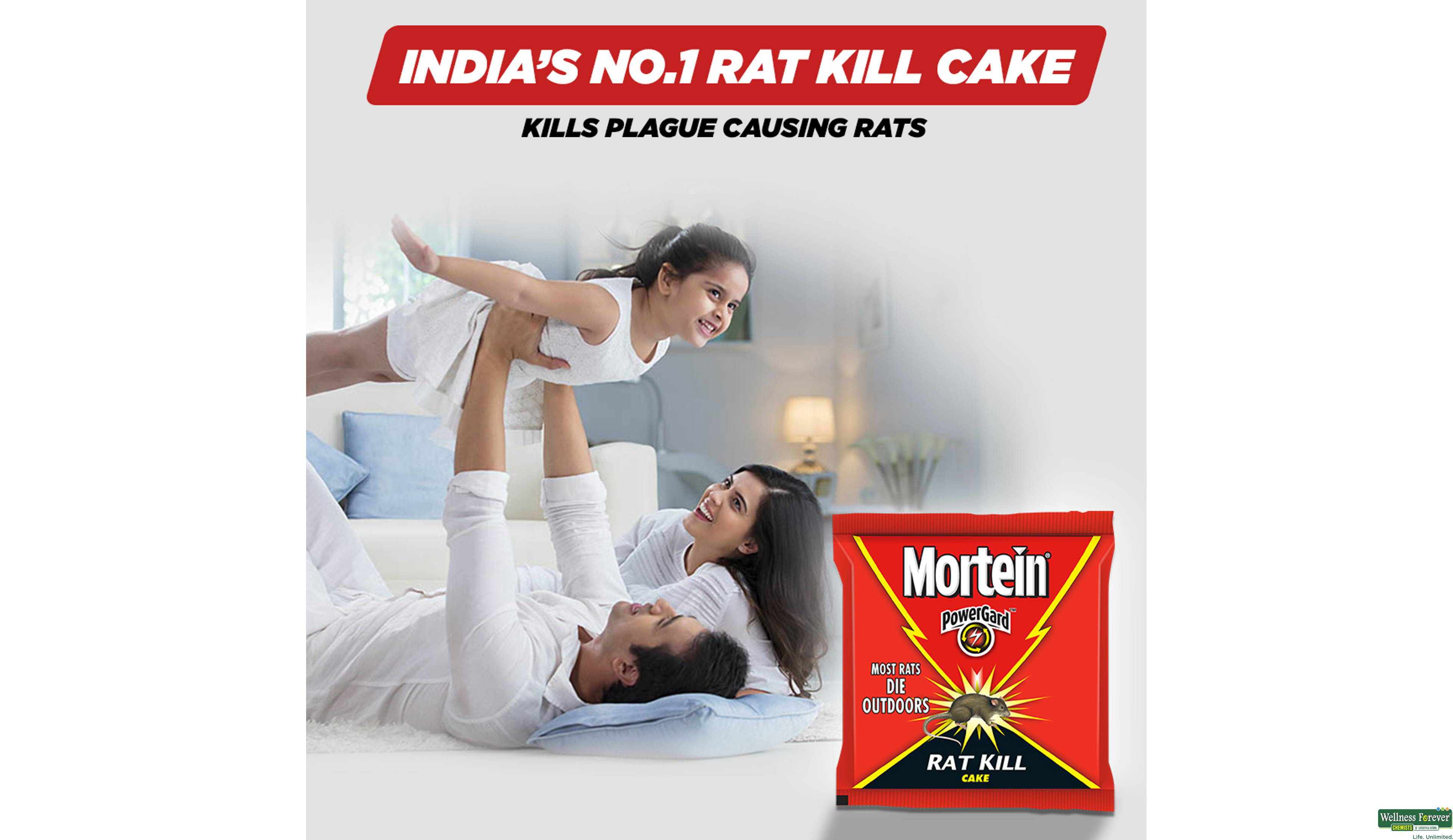 MORT RAT KILL CAKE 100GM- 7, 100GM, 