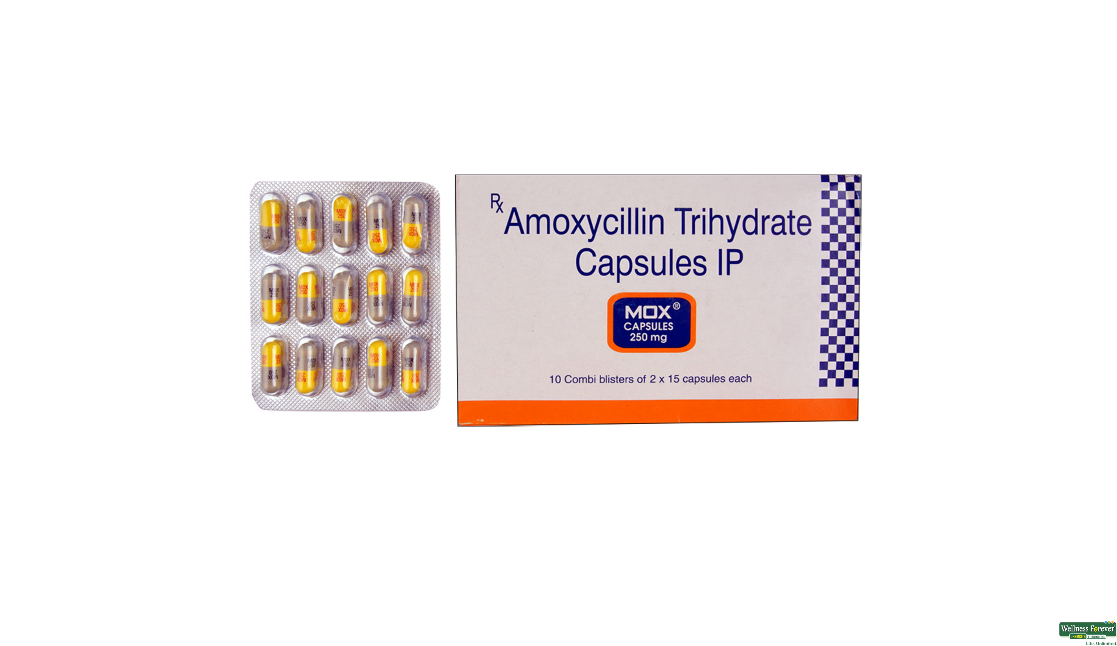 MOX 250MG 15CAP- 1, 15CAP, 