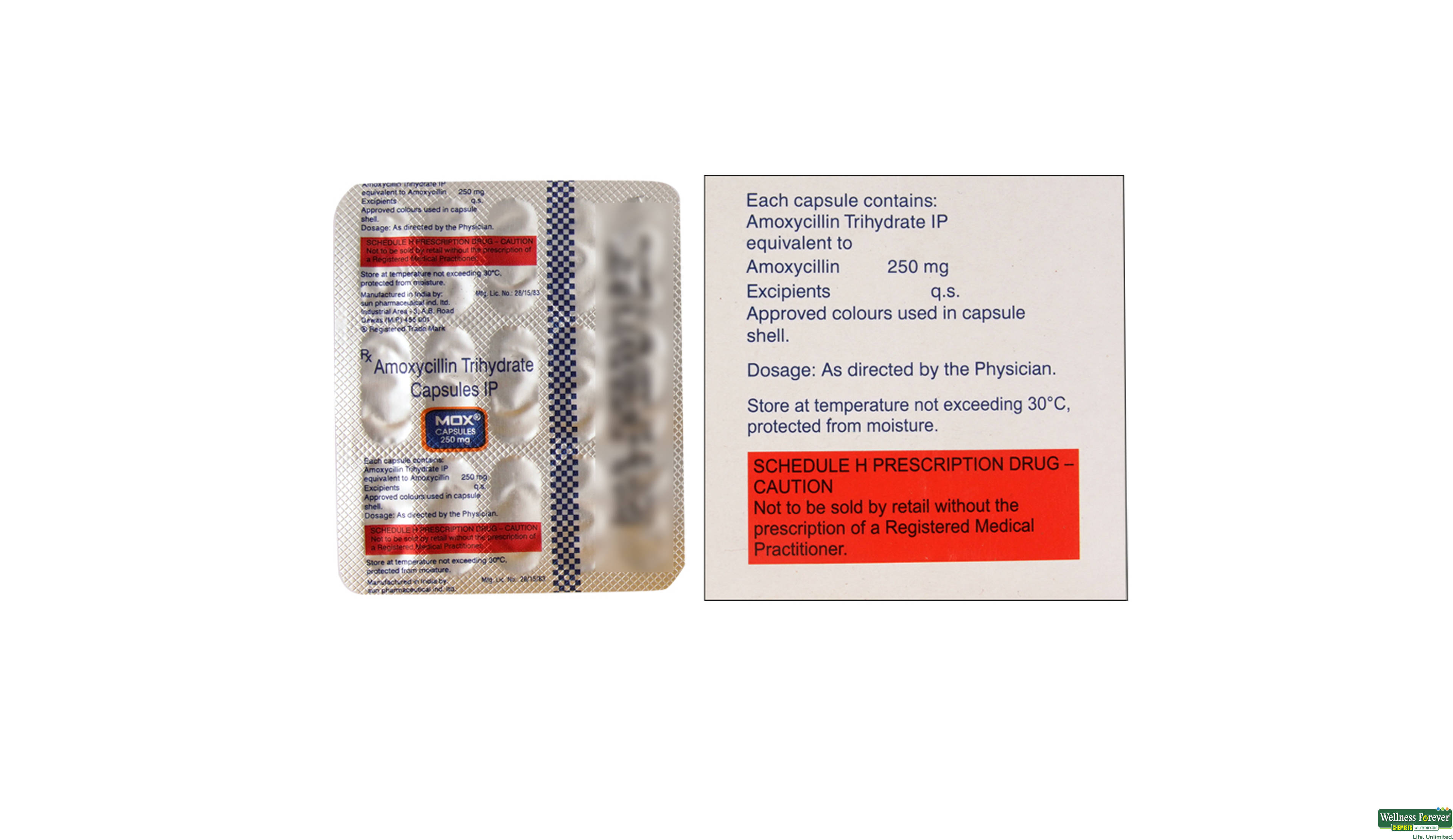 MOX 250MG 15CAP- 2, 15CAP, 
