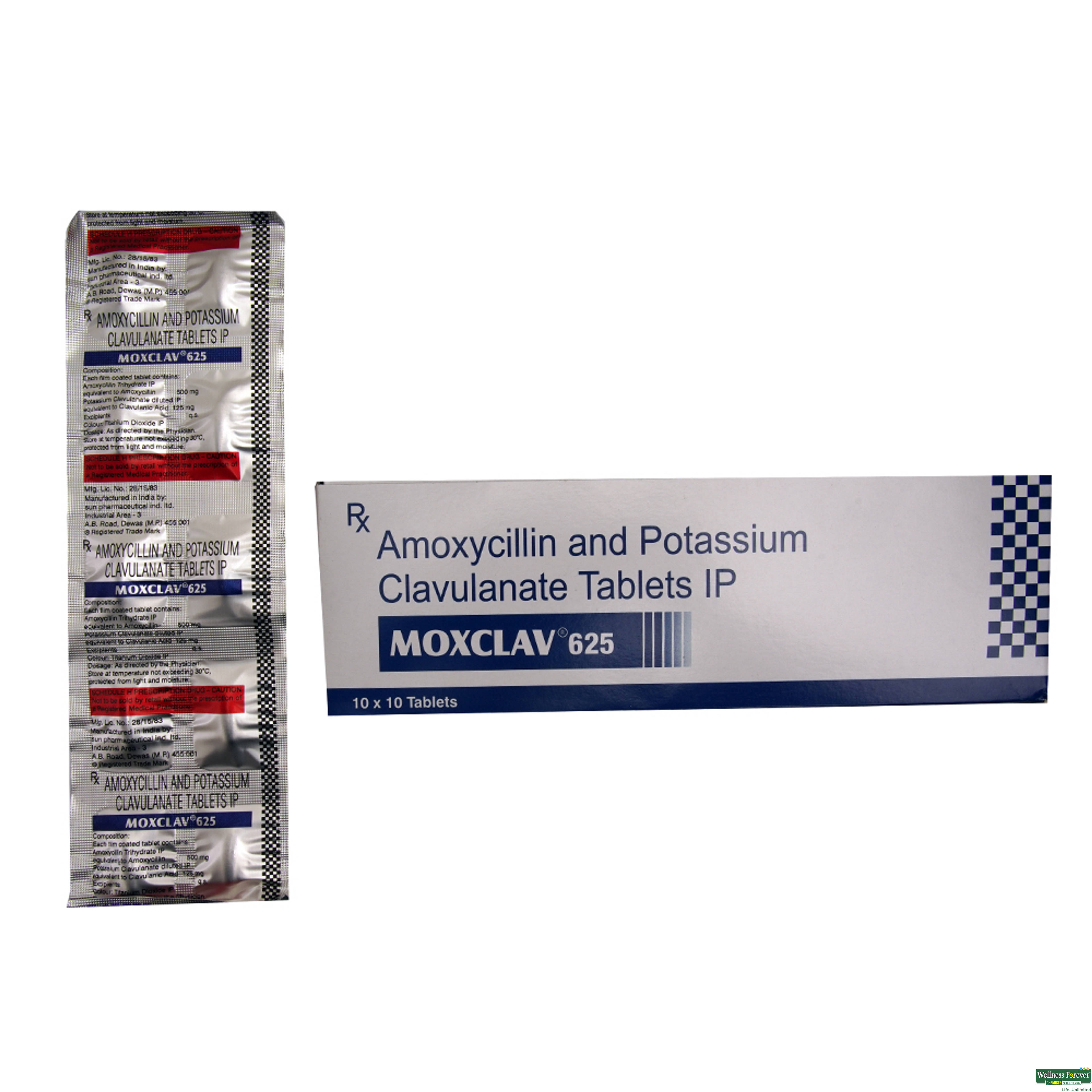 MOXCLAV 625MG 10TAB-image