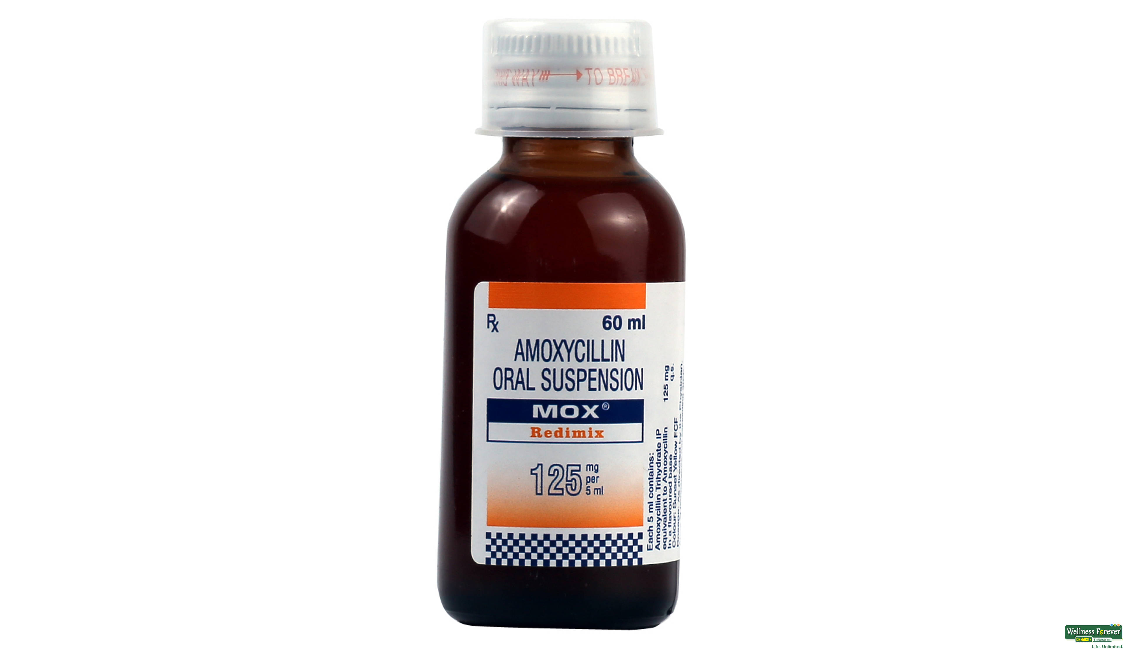 MOX-REDIMIX 125MG SYP 60ML- 1, 60ML, 