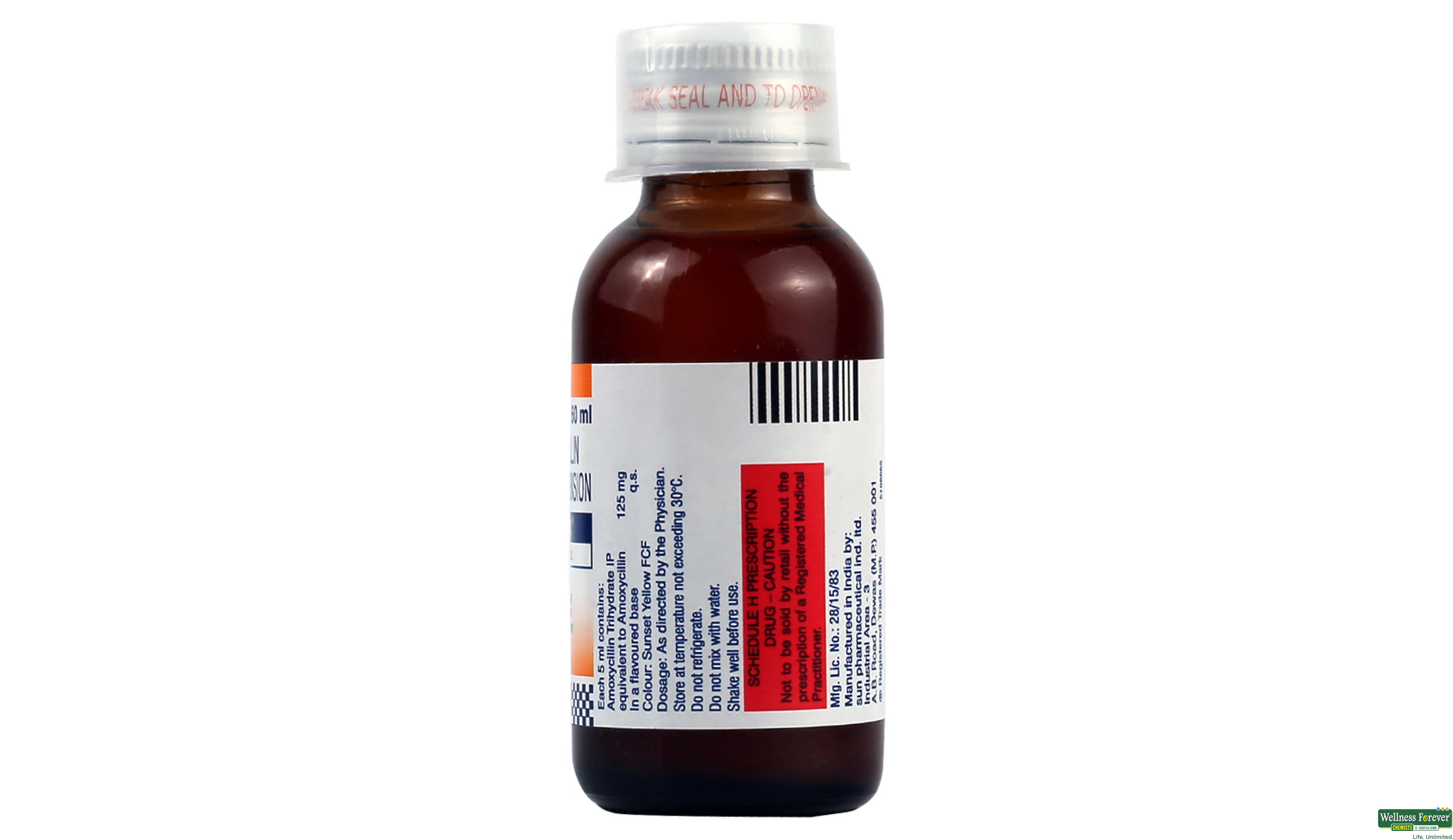 MOX-REDIMIX 125MG SYP 60ML- 2, 60ML, 