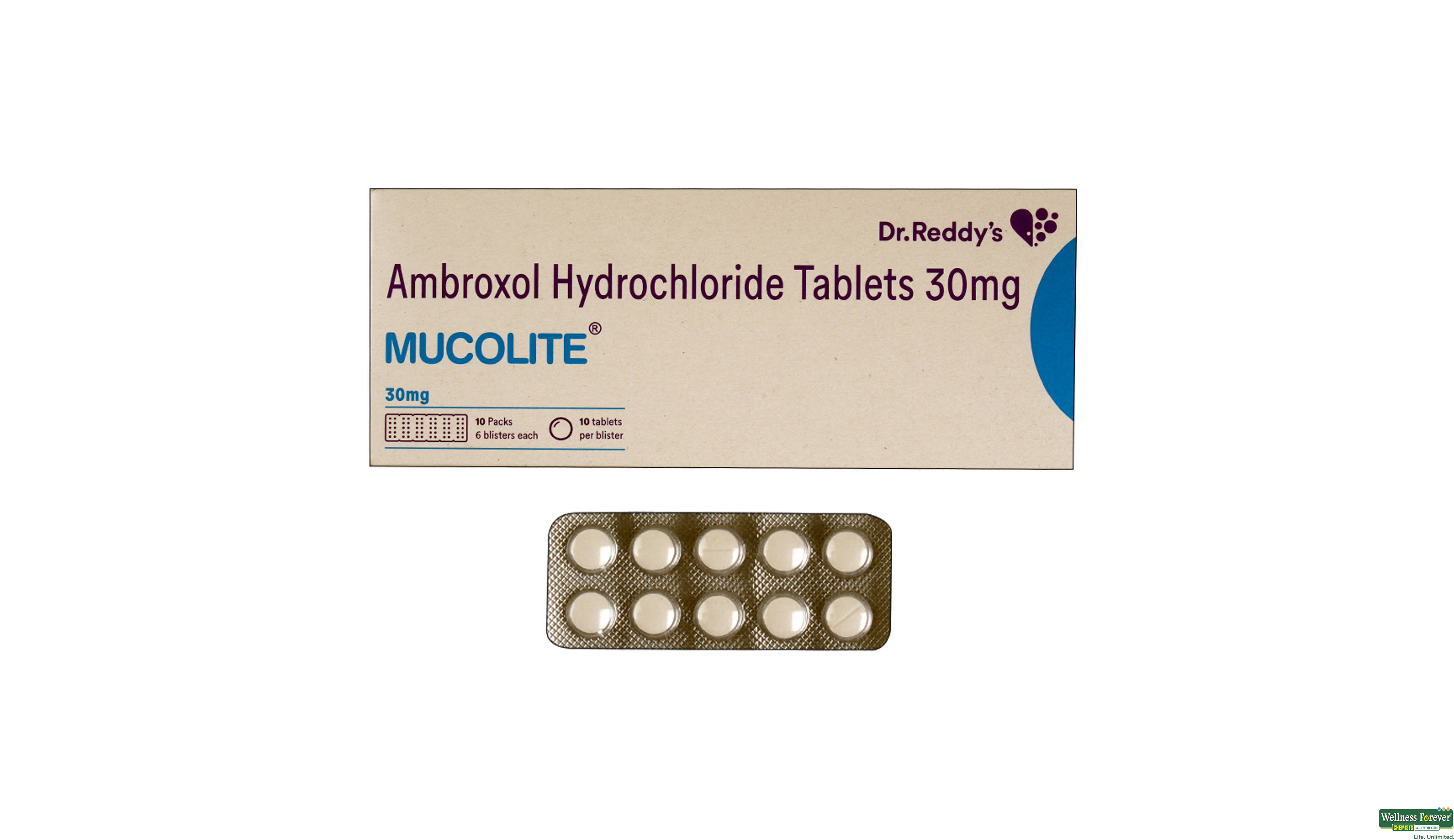 MUCOLITE 10TAB- 1, 10TAB, null