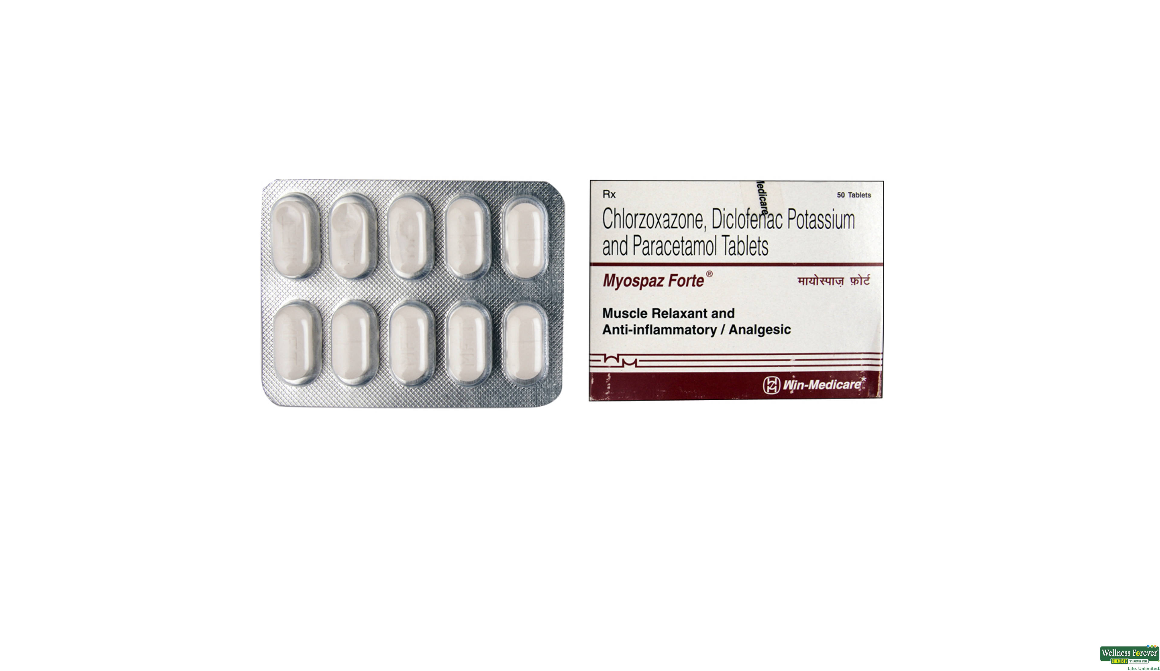 MYOSPAZ-FORTE 10TAB- 1, 10TAB, null