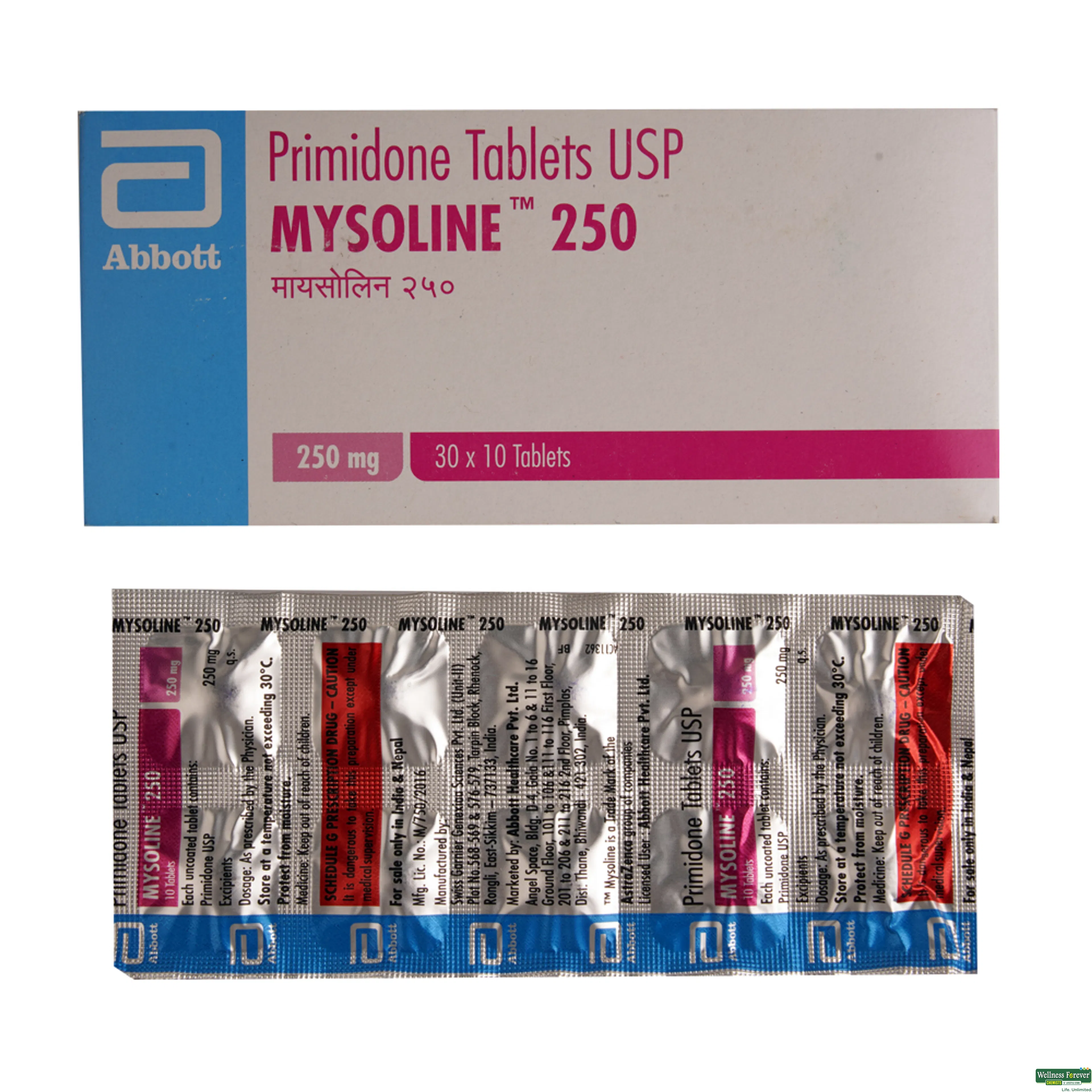 MYSOLINE 250MG 10TAB-image