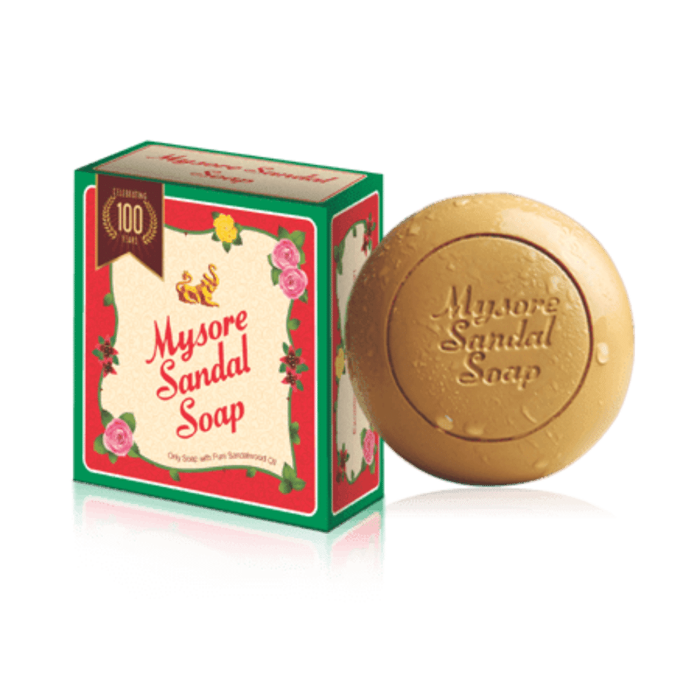 Mysore Sandal Gold Soap, 125 Grams Per Unit (Pack of 4) - Purest Sandalwood  Soap - 100% Pure Essential Oils