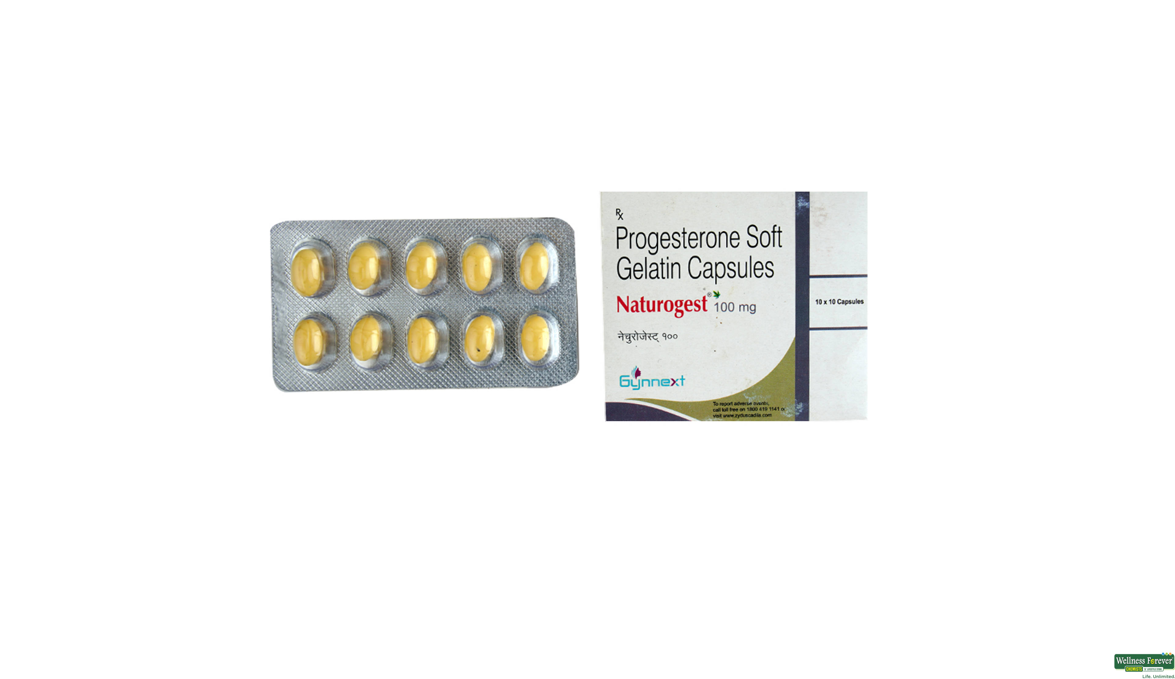 NATUROGEST 100MG 10CAP- 1, 10CAP, 