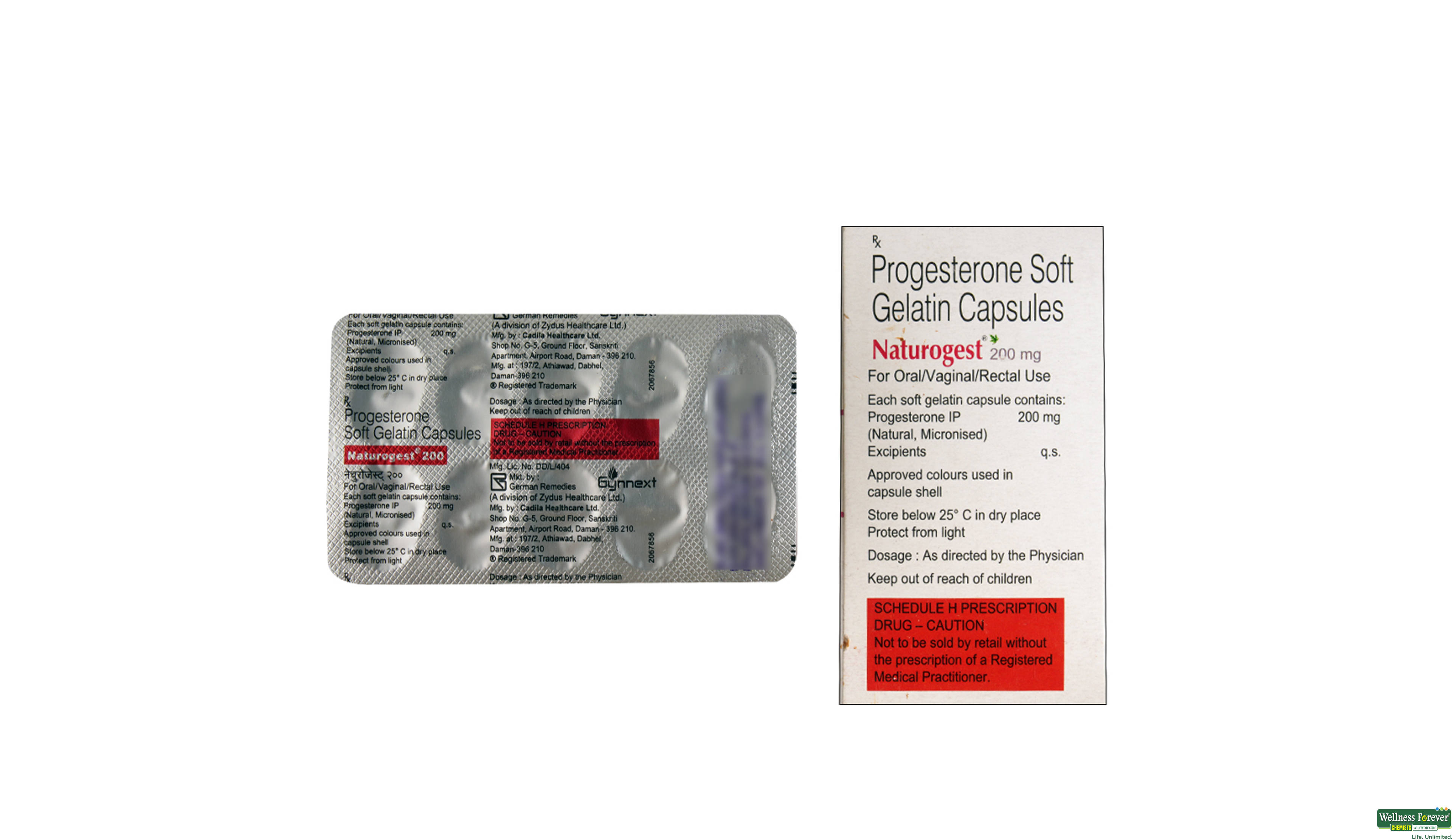 NATUROGEST 200MG 10CAP- 2, 10CAP, 