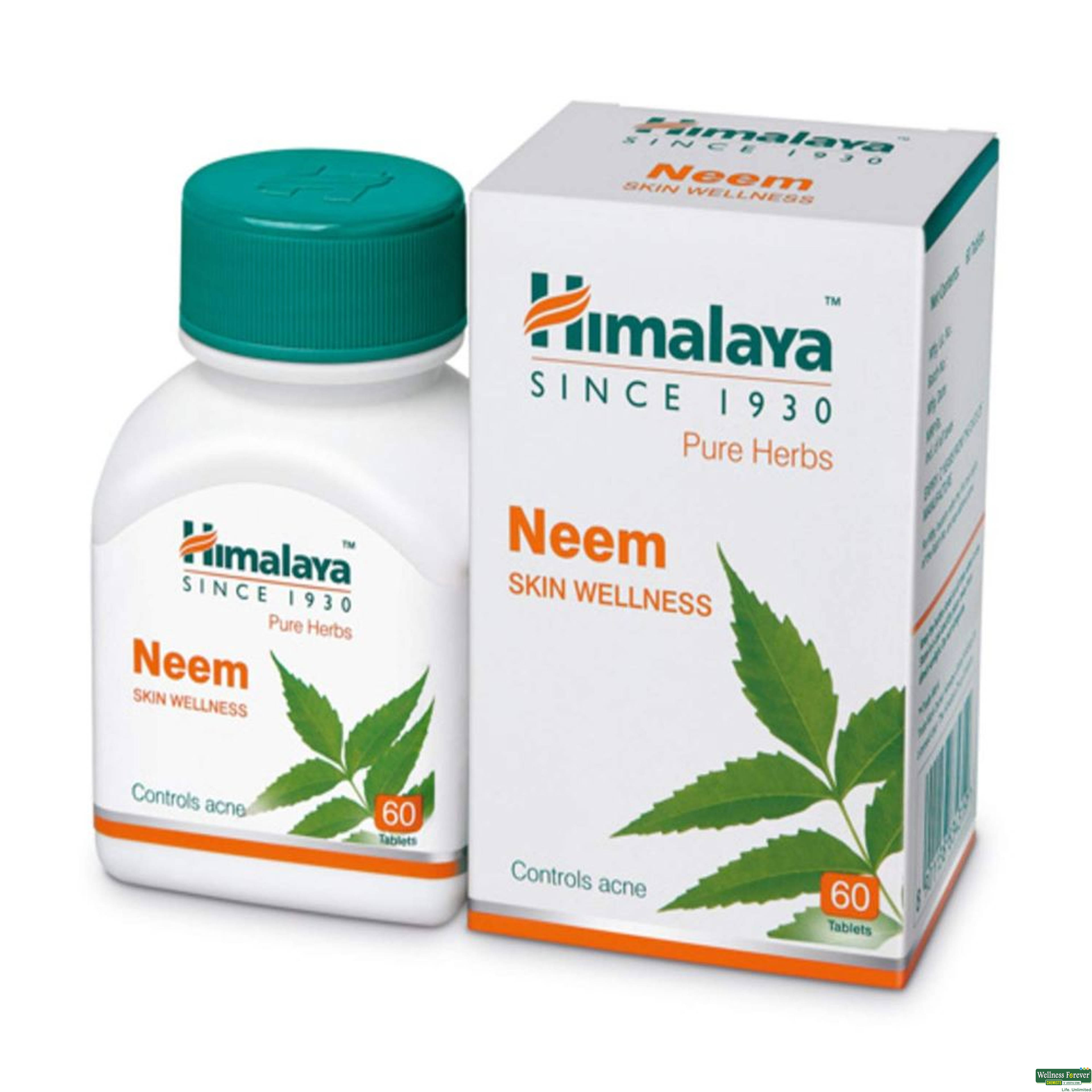 Himalaya Neem Tablets, 60 tablets-image