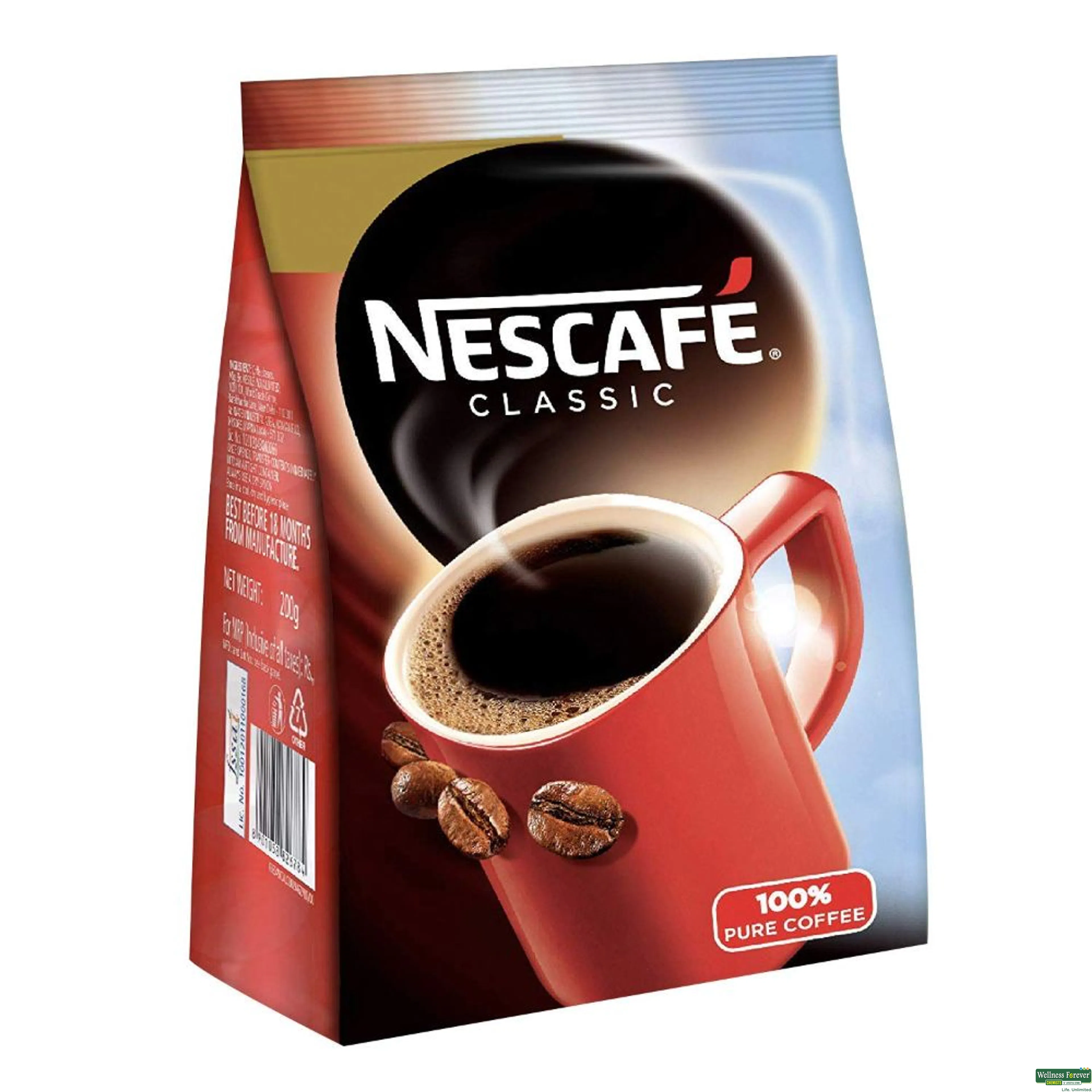 NESCAFE COFFEE CLASSIC PKT 200GM-image