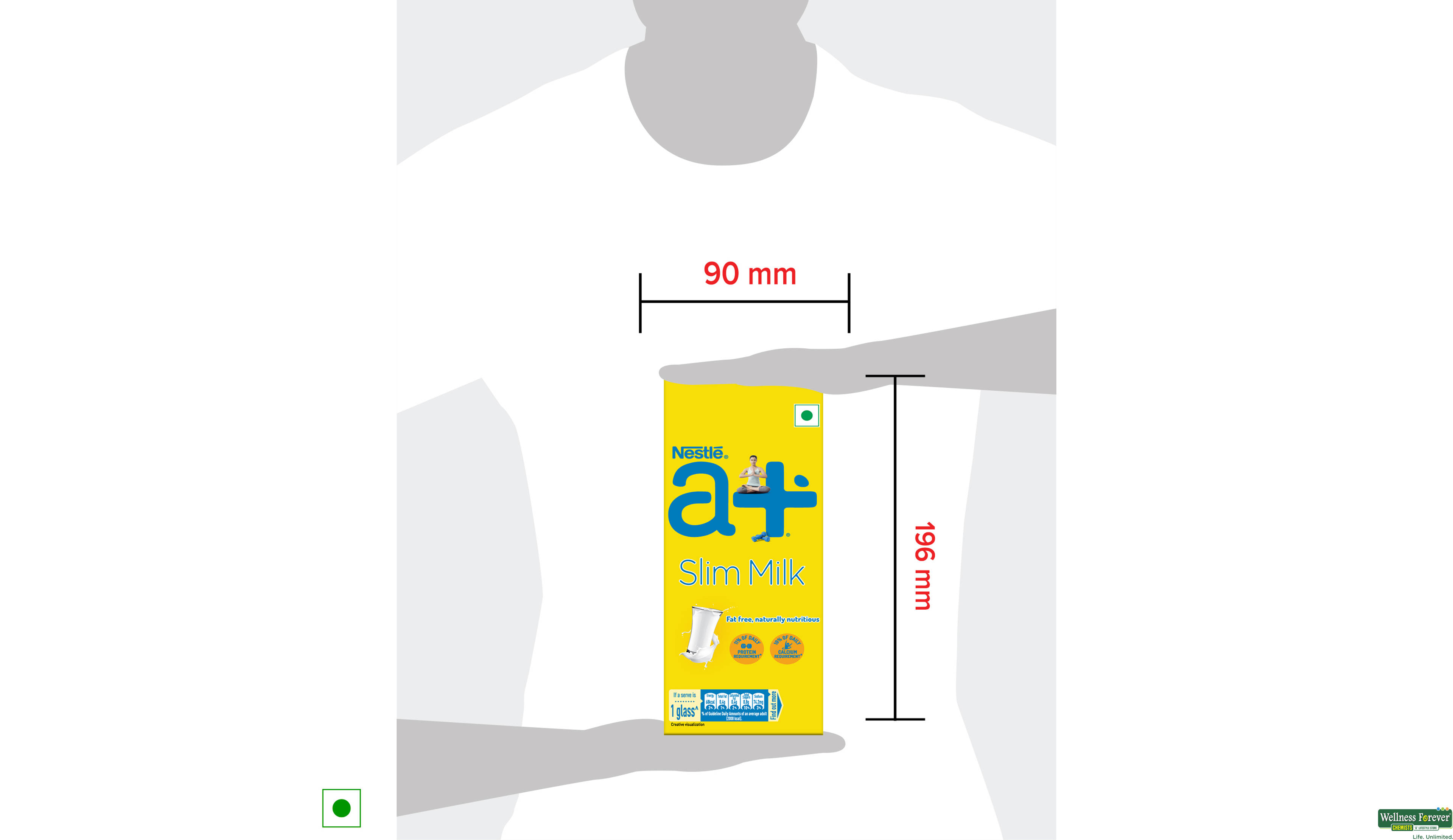 NEST MILK SLIM 1LTR- 6, 1LTR, 