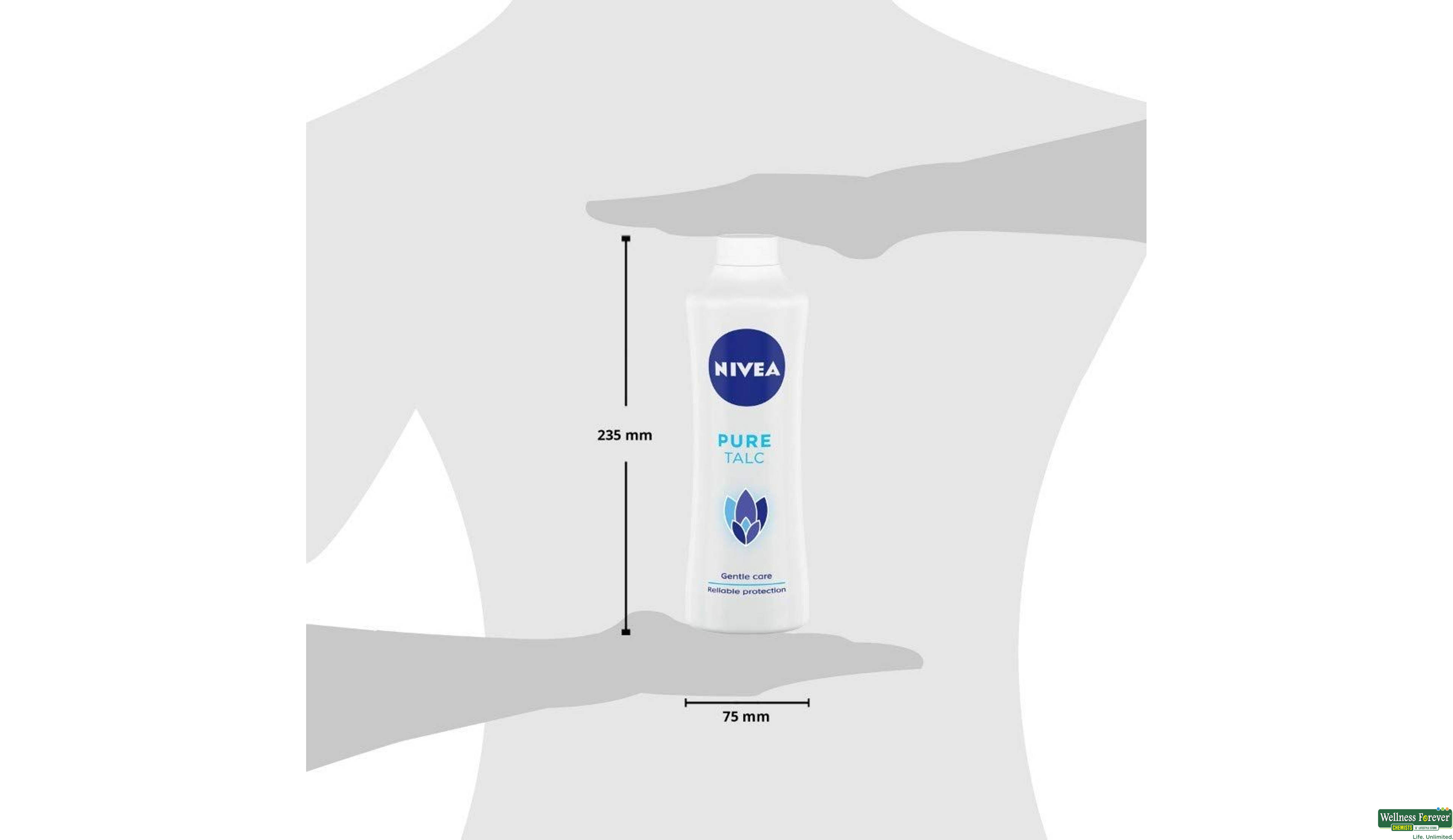 NIVEA TALC PURE 400GM- 4, 400GM, 