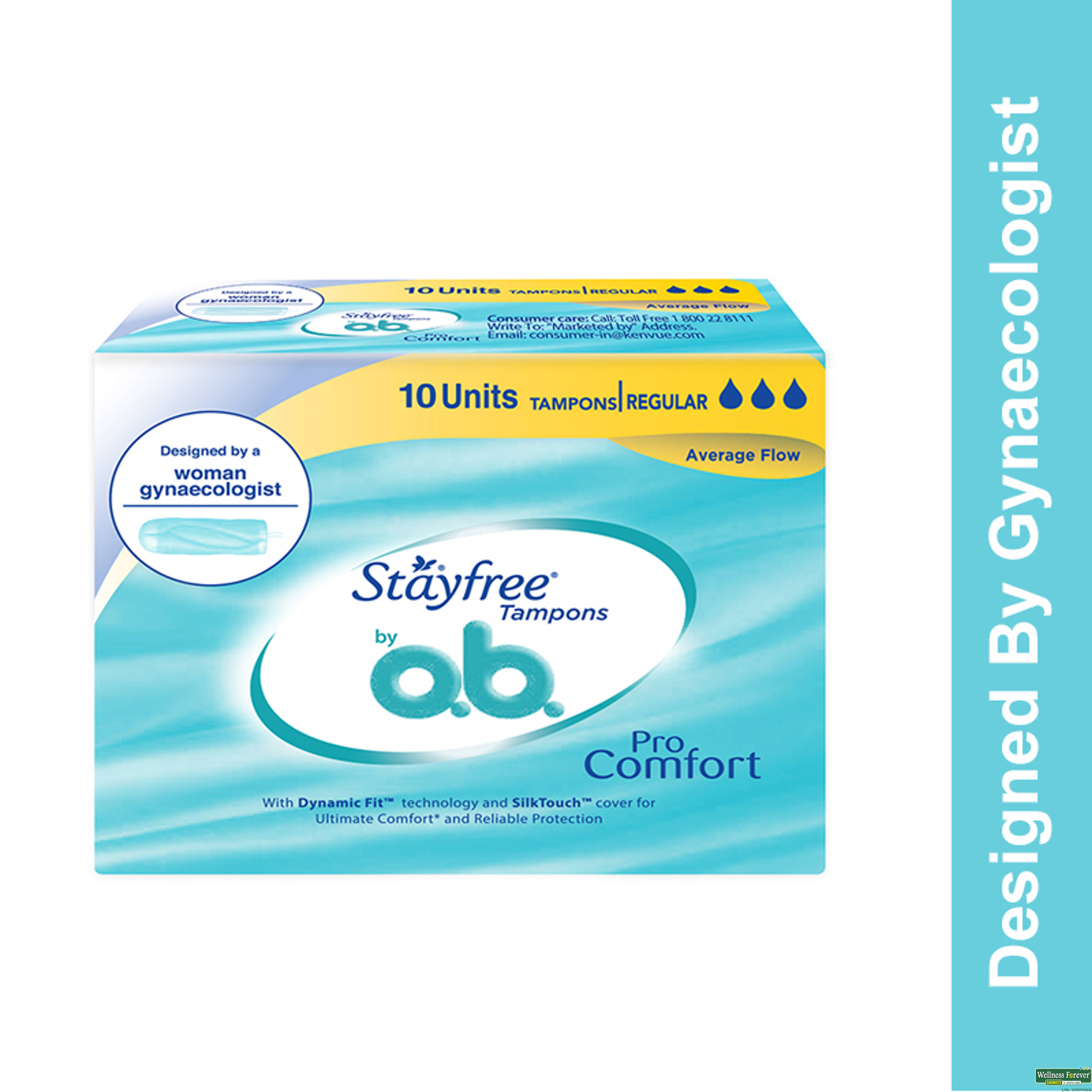 Johnson & Johnson O.B Pro Comfort Super (Heavy) Flow Tampons 10 Pieces-image