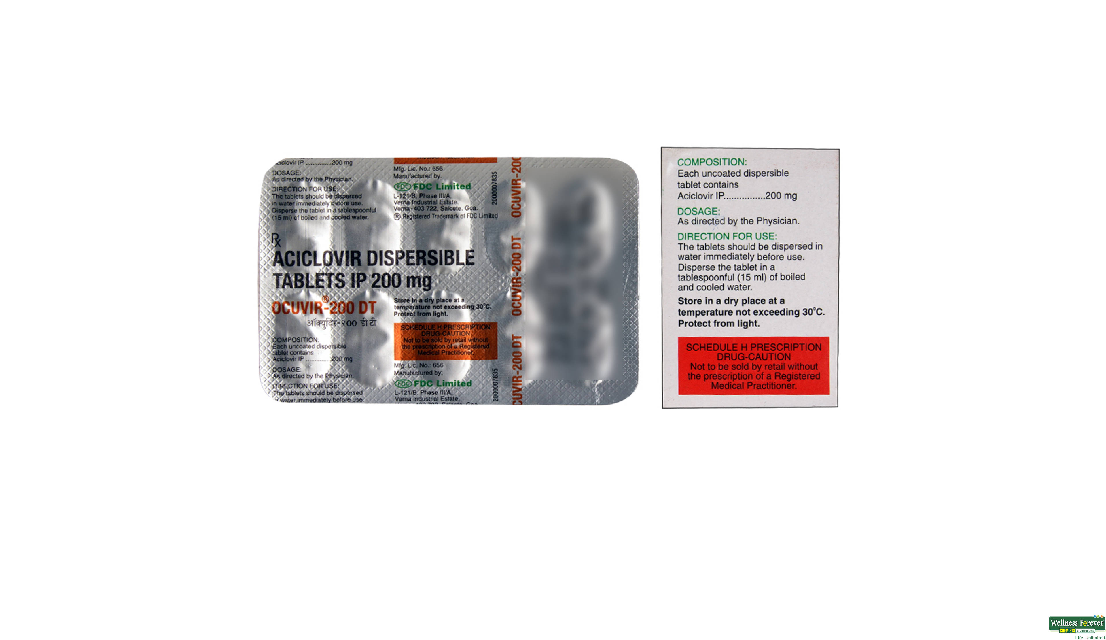 OCUVIR 200DT 10TAB- 2, 10TAB, 