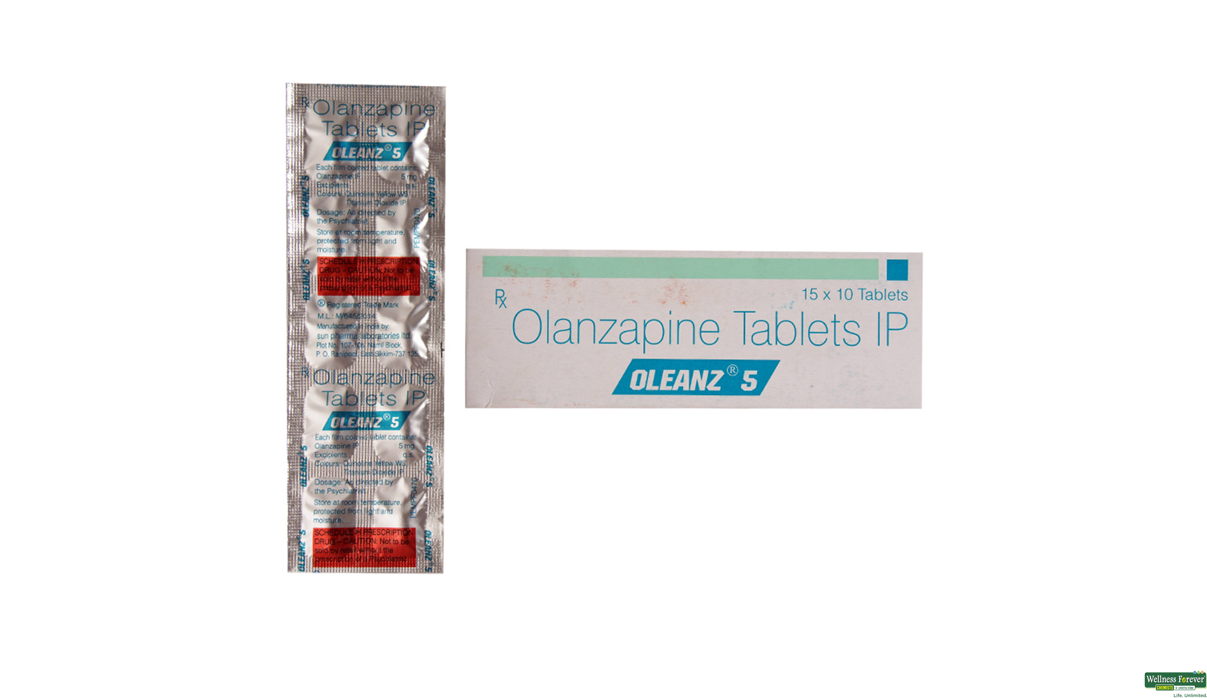 OLEANZ 5MG 10TAB- 1, 10TAB, 