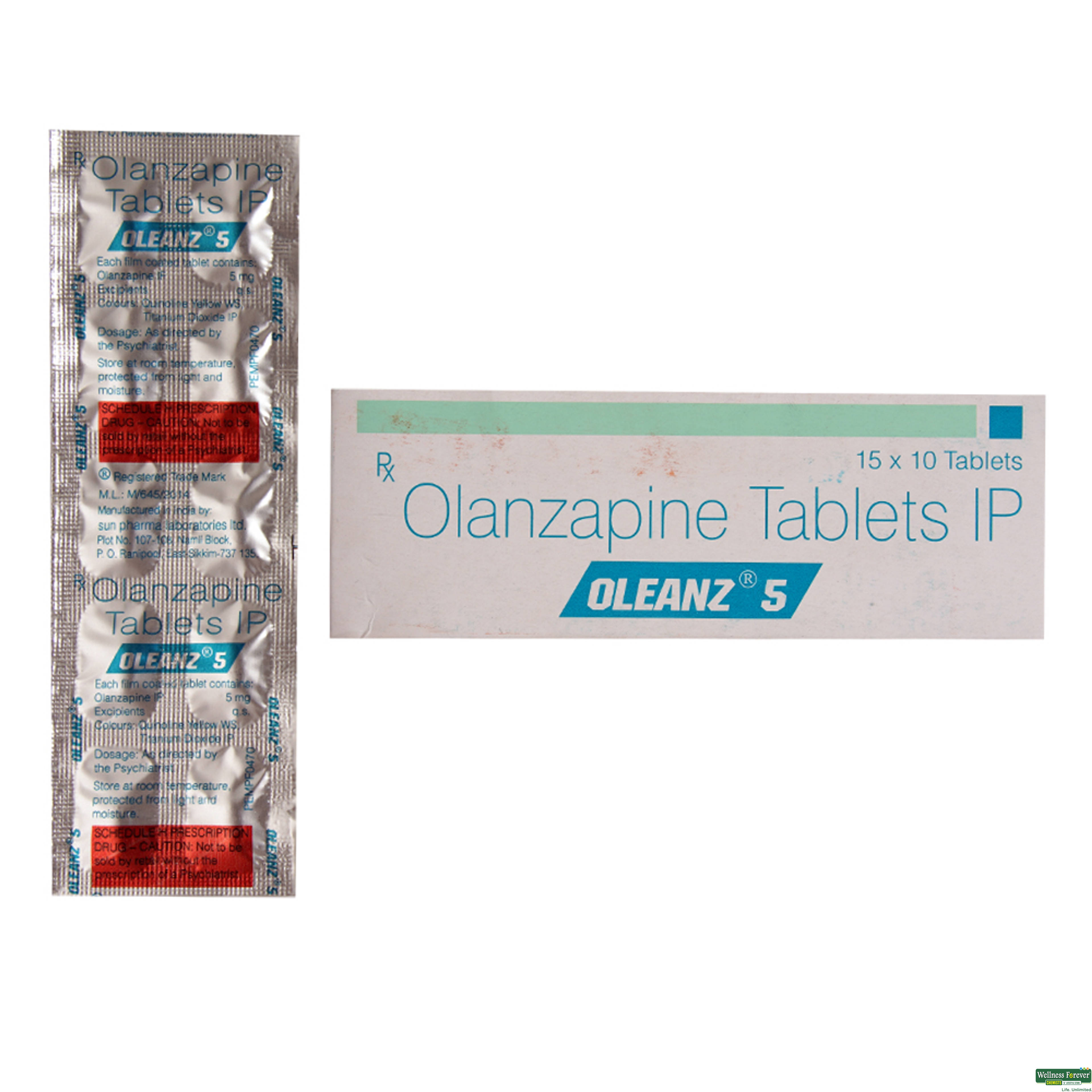 Oleanz 5mg 10 Tablets-image