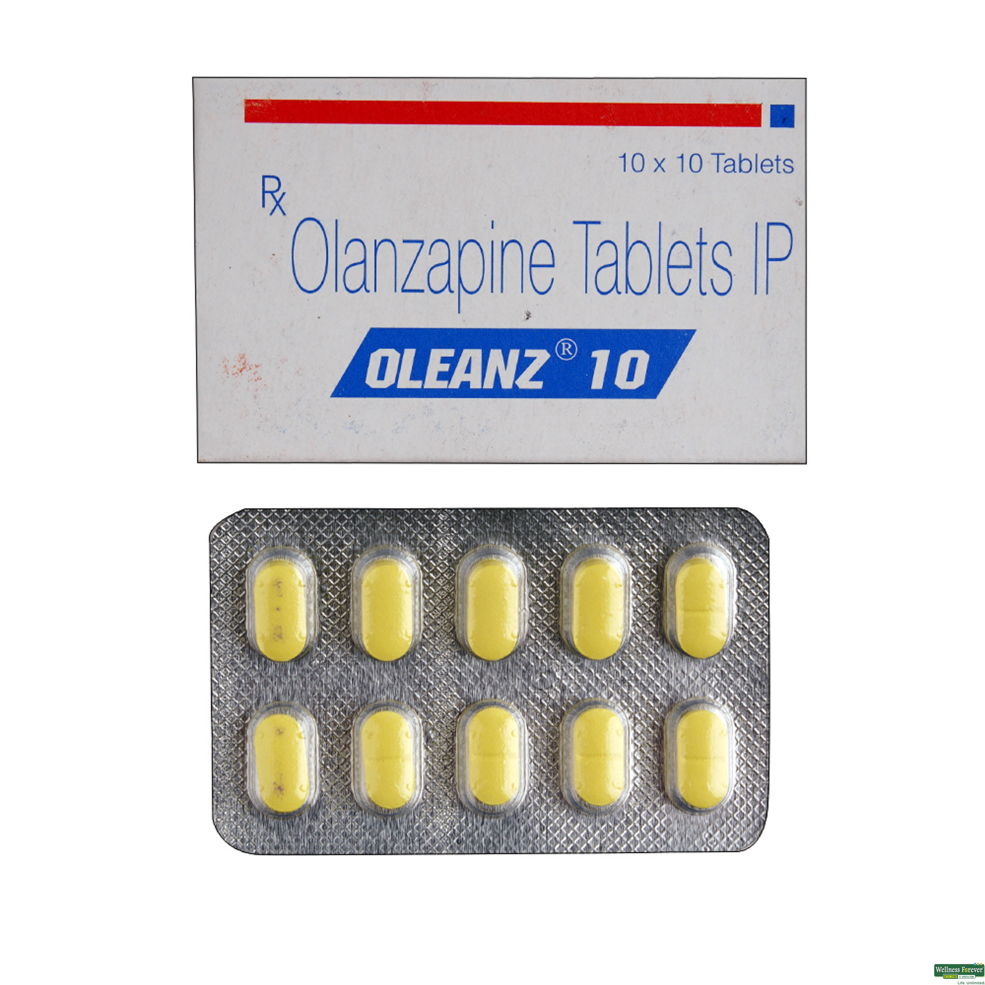 Oleanz 10mg 10 Tablets-image