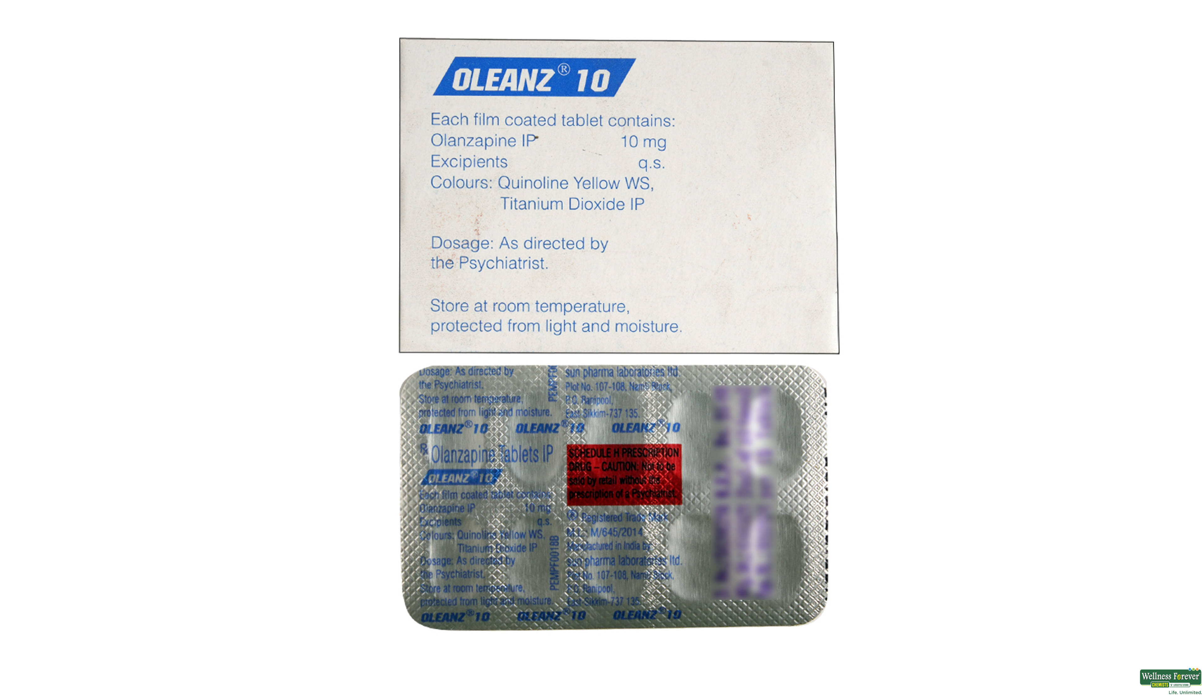 OLEANZ 10MG 10TAB- 2, 10TAB, 