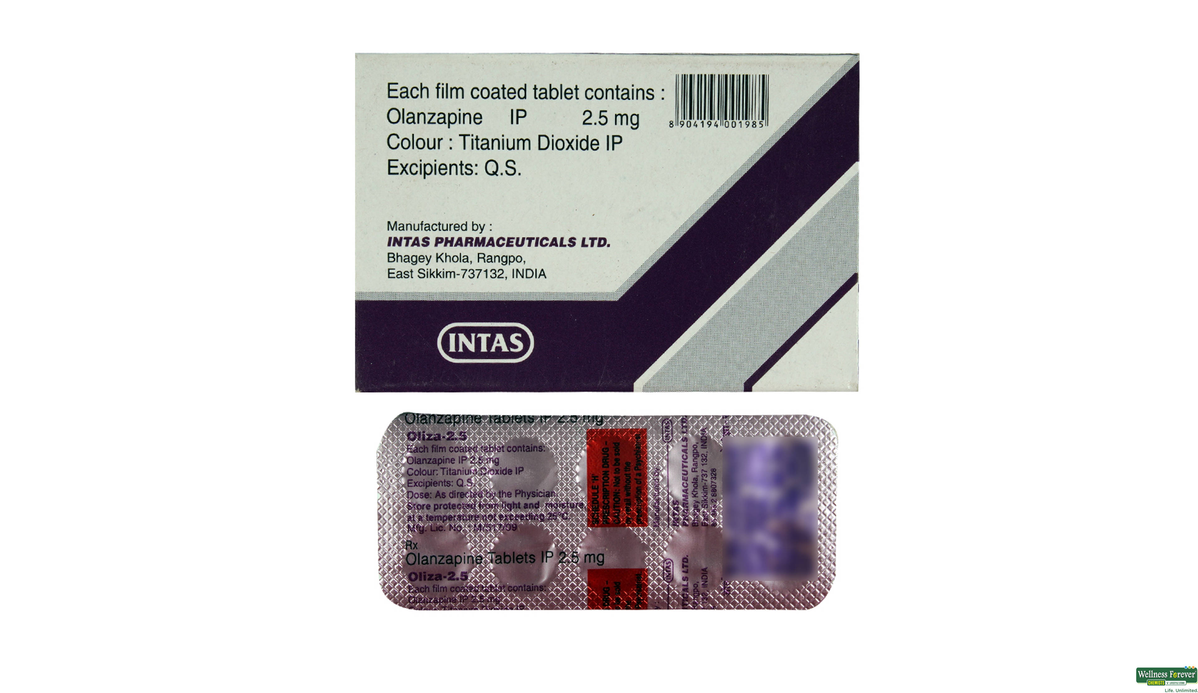 OLIZA 2.5MG 10TAB- 2, 10TAB, null