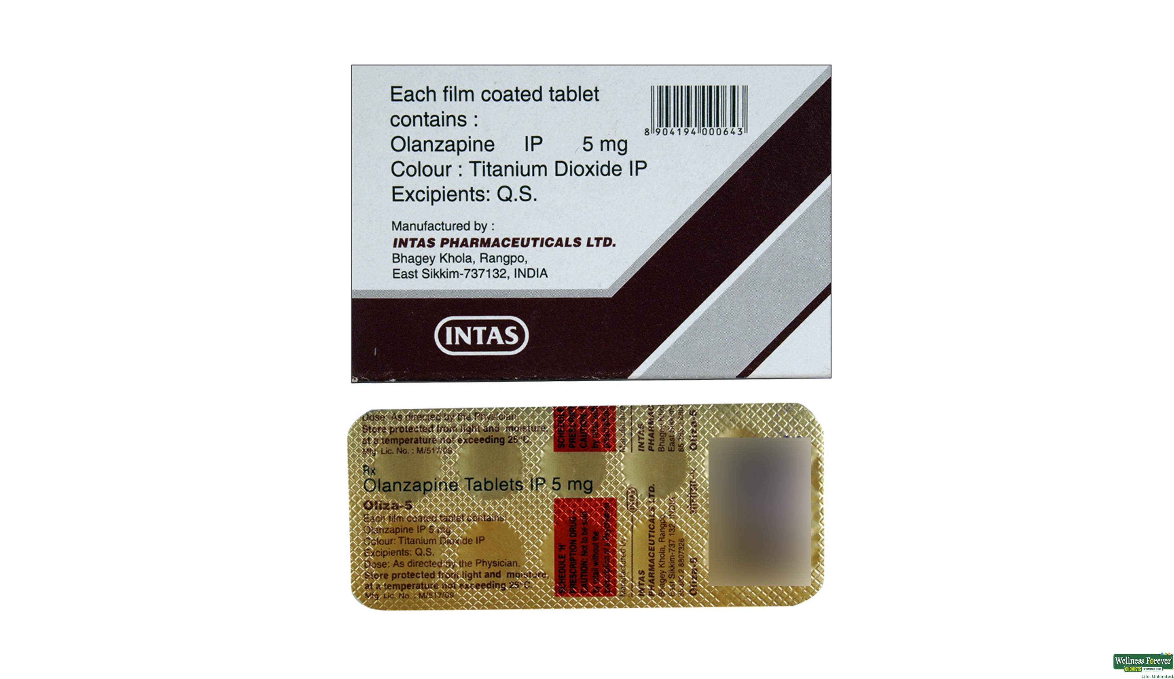 OLIZA 5MG 10TAB- 2, 10TAB, 