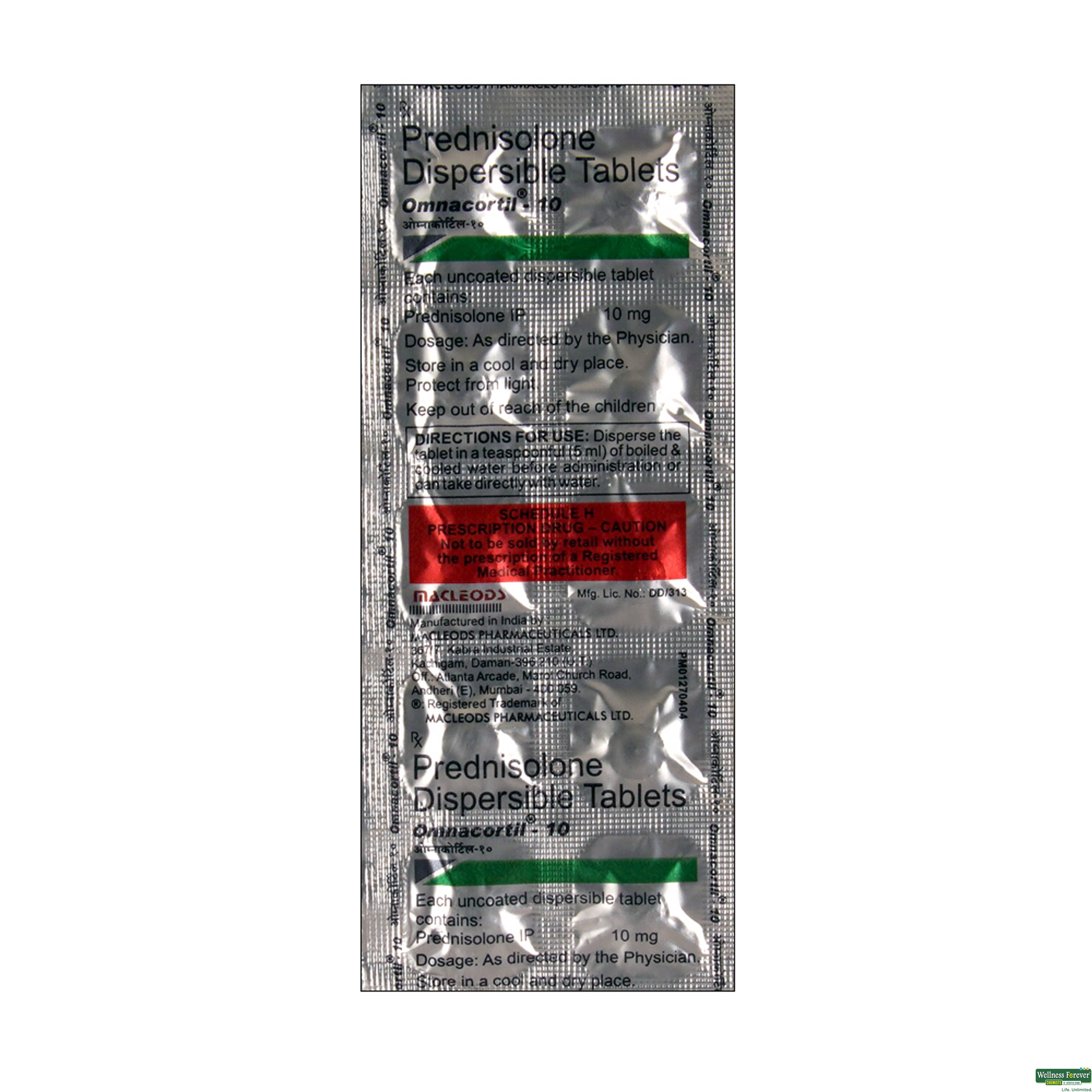 Omnacortil 10mg 10 Tablets-image