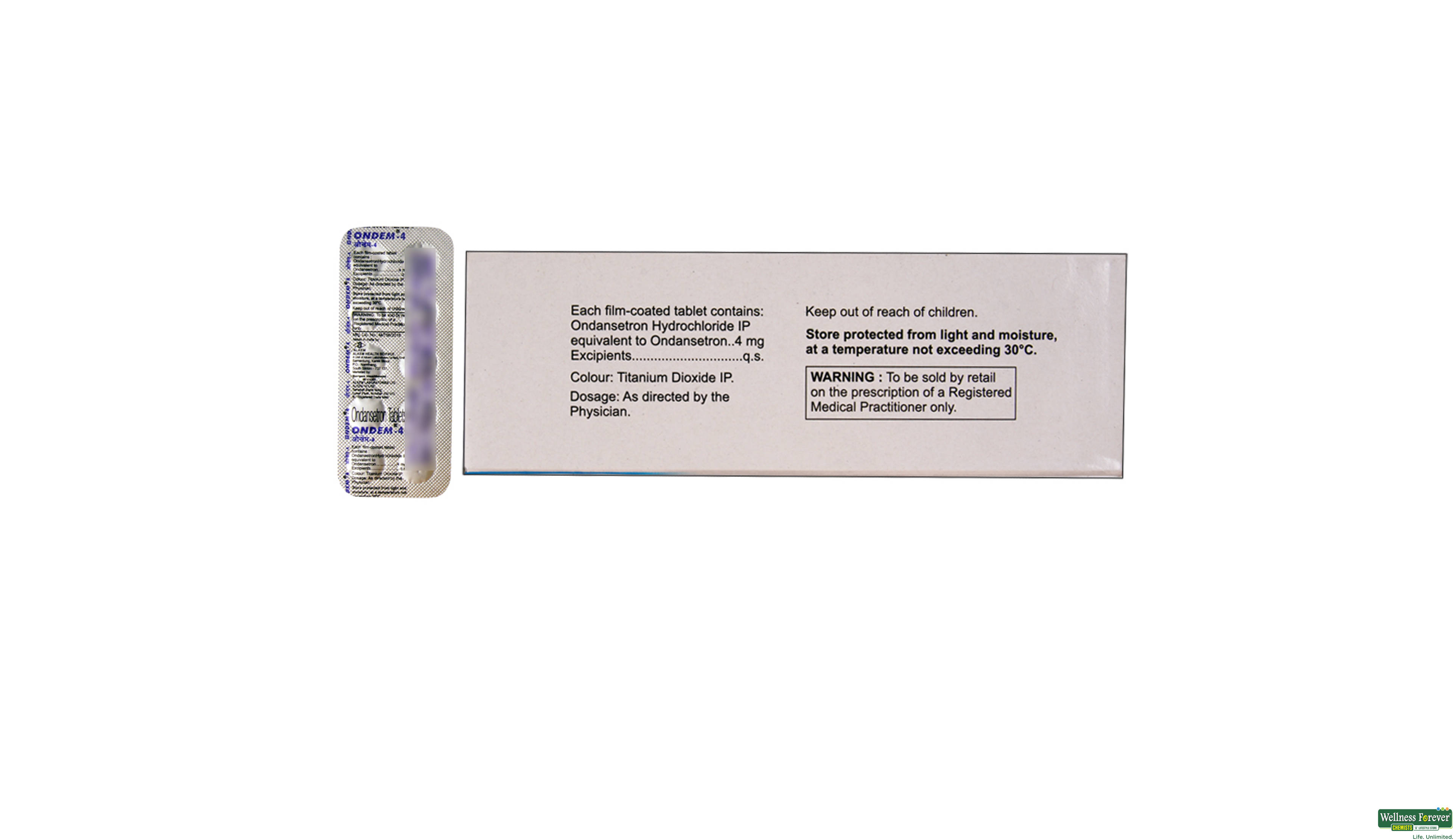 ONDEM 4MG 10TAB- 2, 10TAB, 