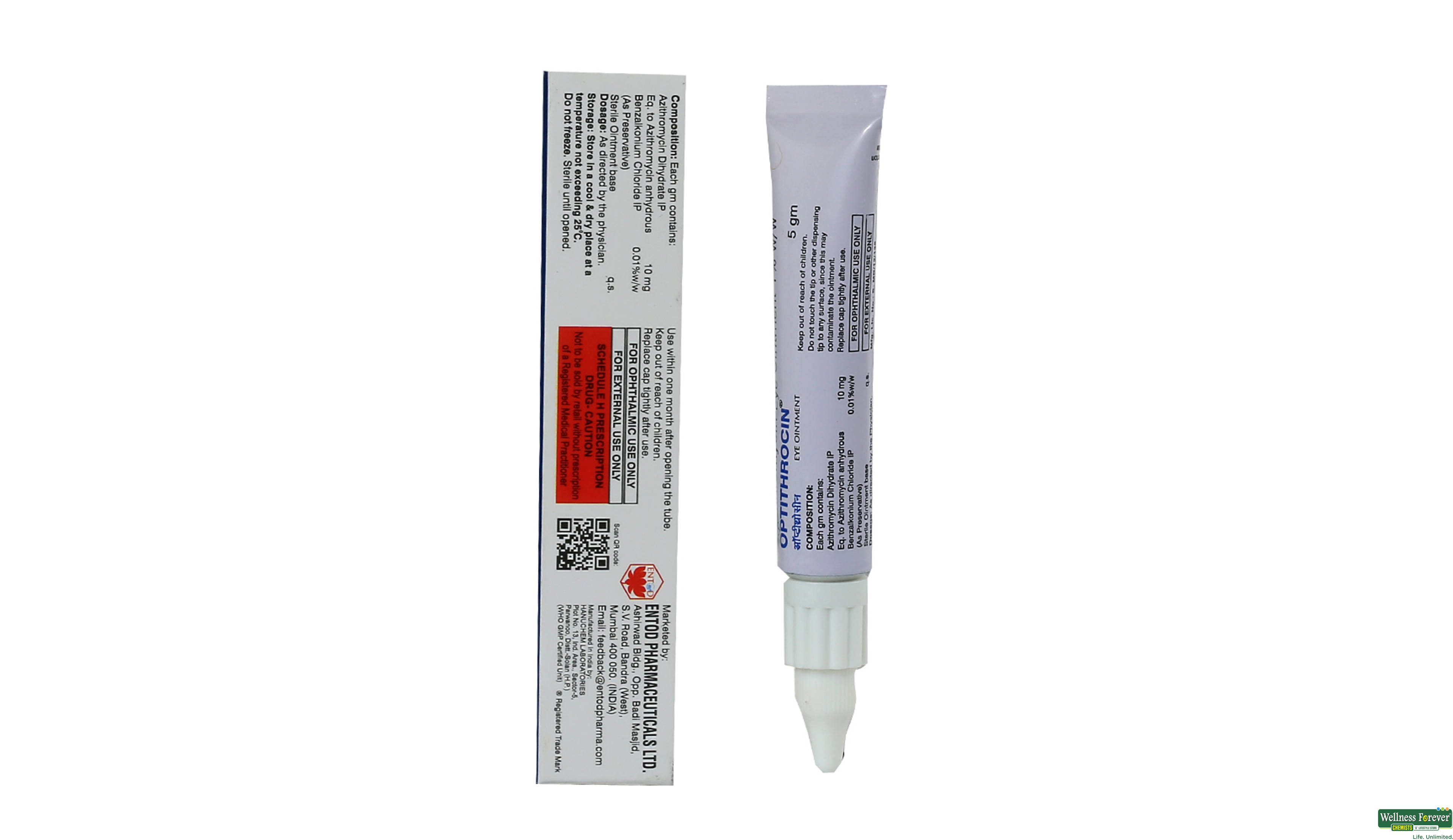 OPTITHROCIN E/OINT 5GM- 2, 5GM, 