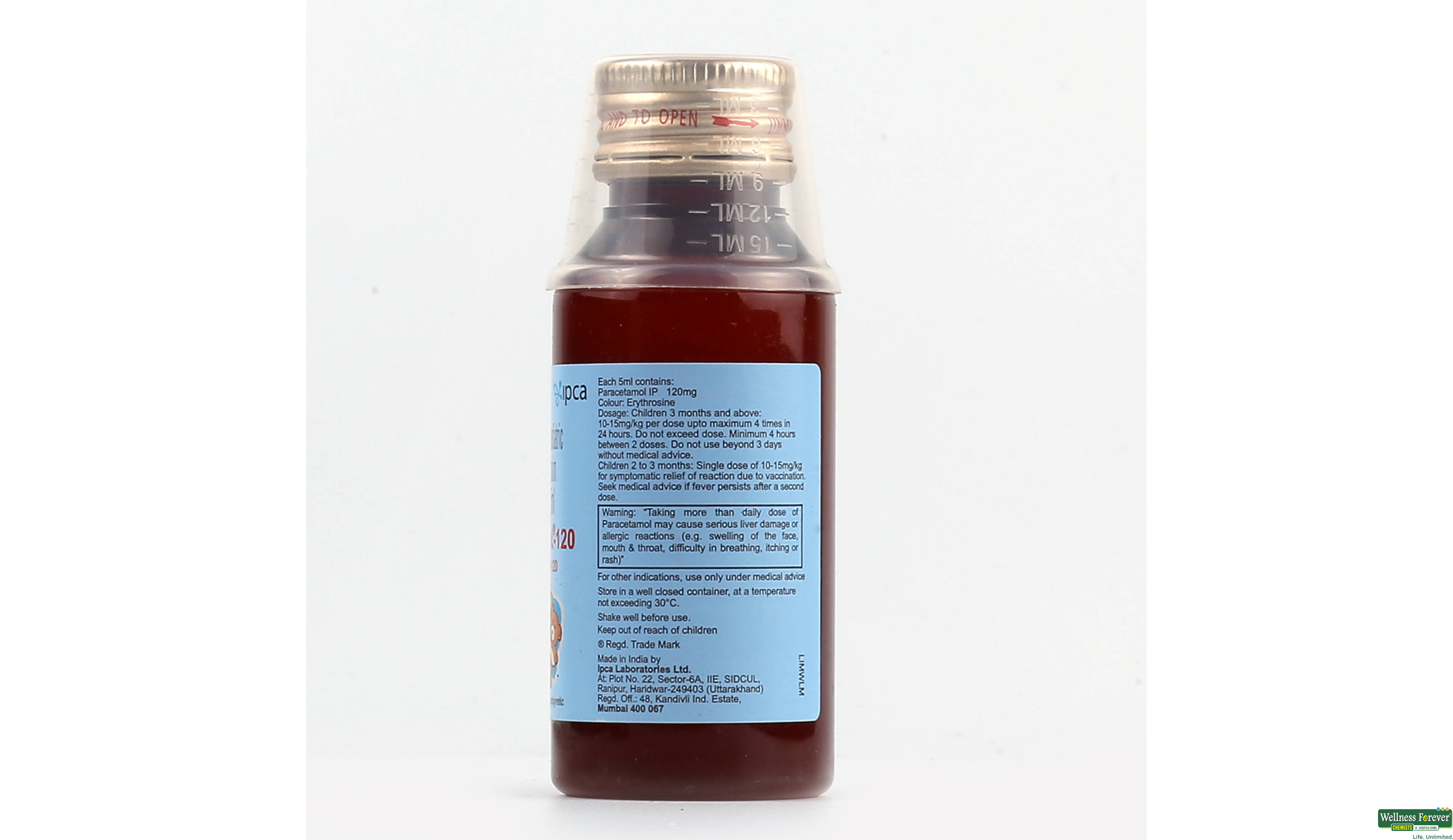 PACIMOL 120MG SYP 60ML- 2, 60ML, 