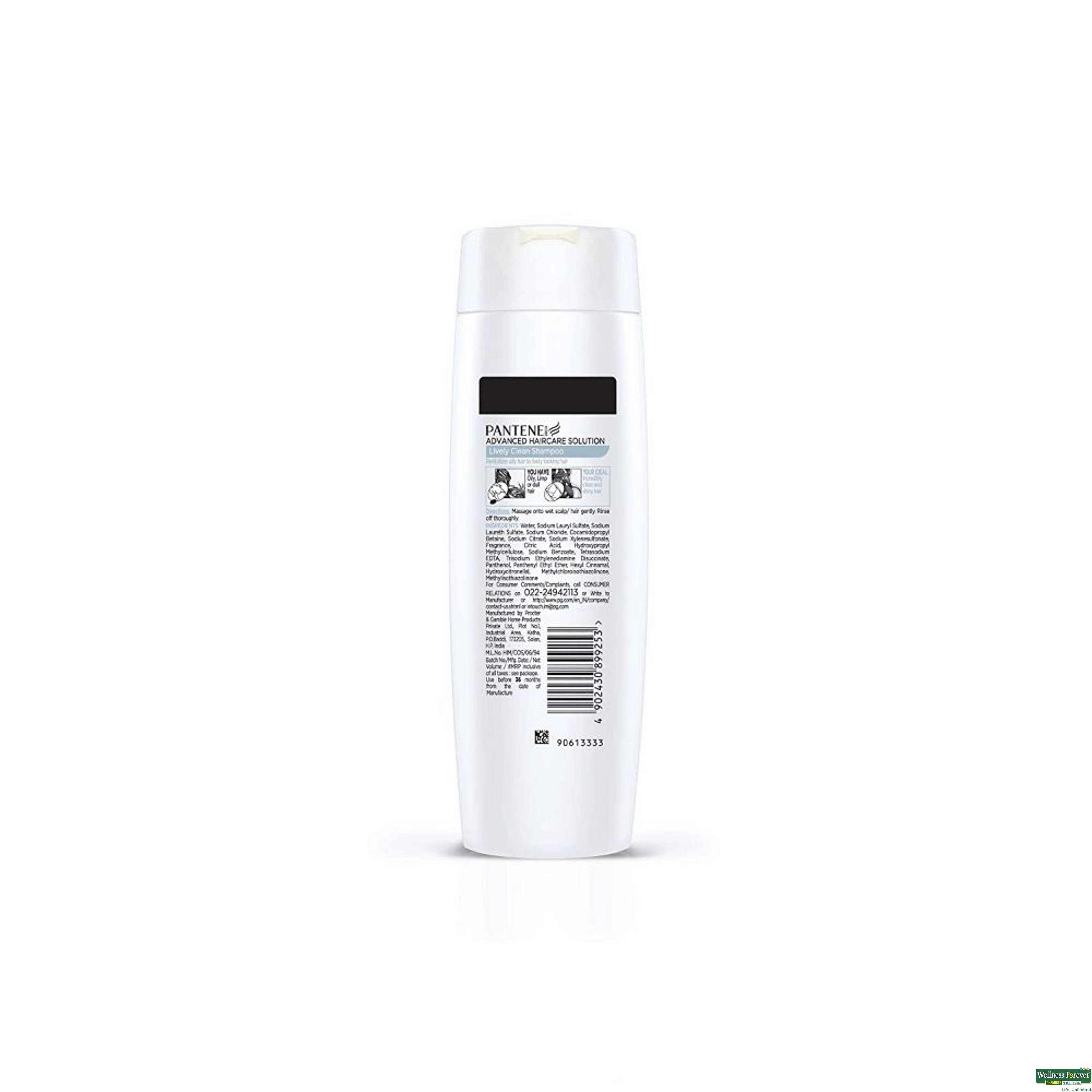 Pantene Advanced Hair Care Solution Lively Clean Shampoo 200ml-image