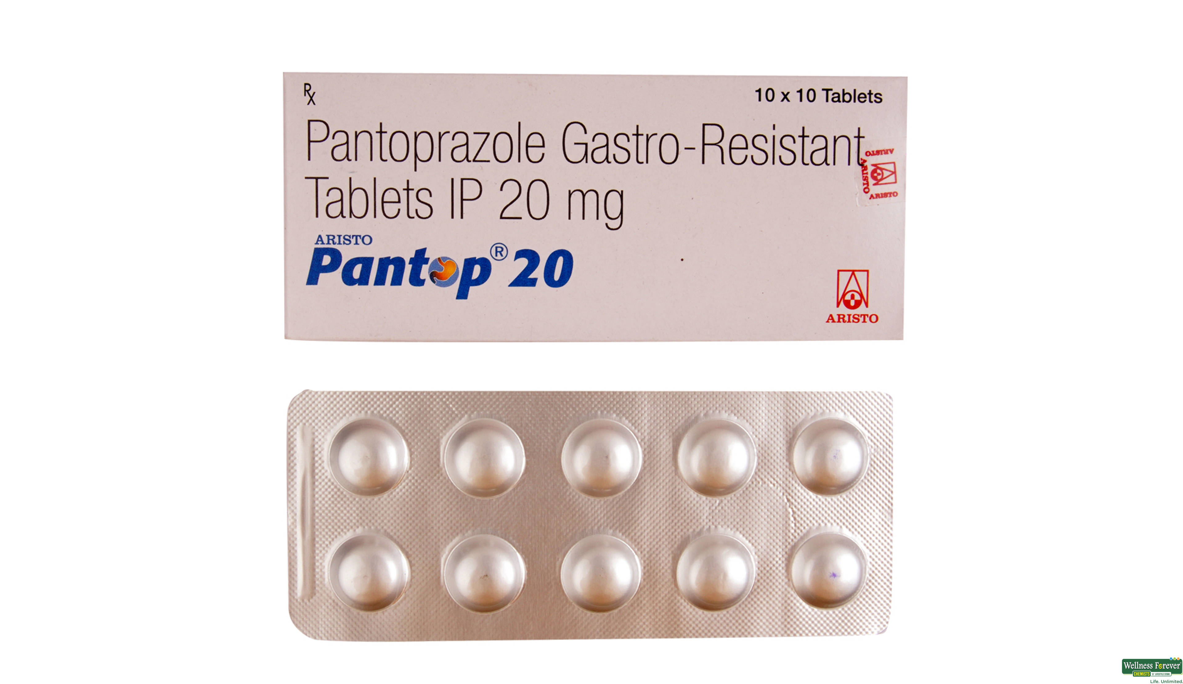 PANTOP 20MG 10TAB- 1, 10TAB, 