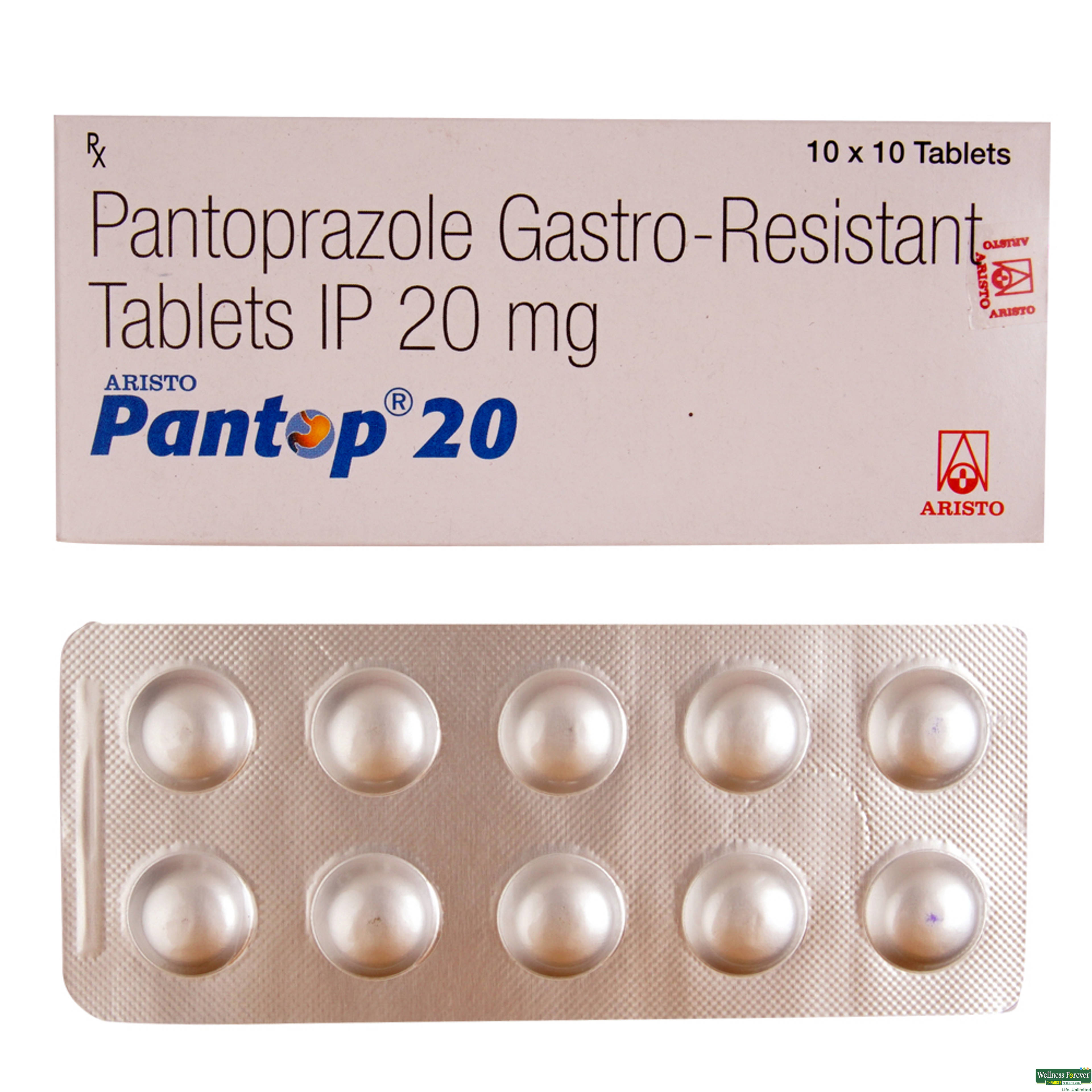 PANTOP 20MG 10TAB-image