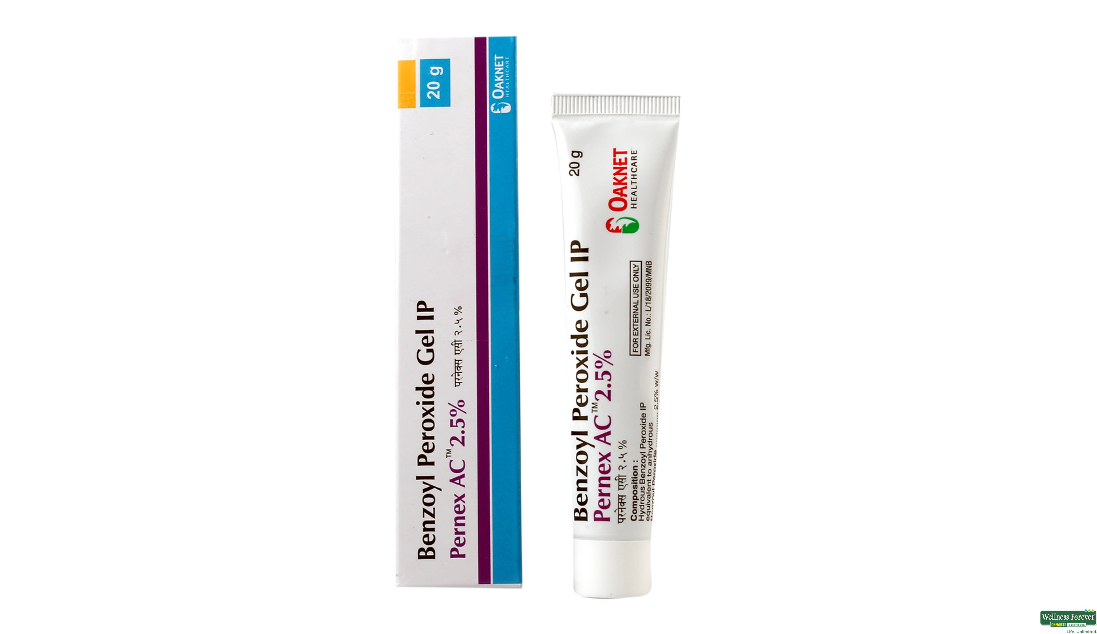 PERNEX AC 2.5% GEL 20GM- 1, 20GM, 