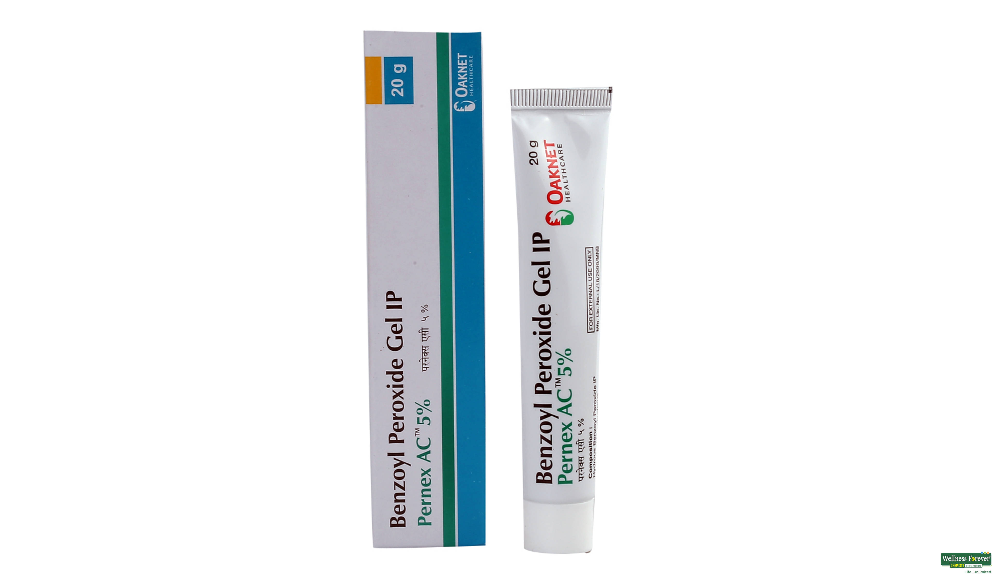 PERNEX-AC 5% GEL 20GM- 1, 20GM, 