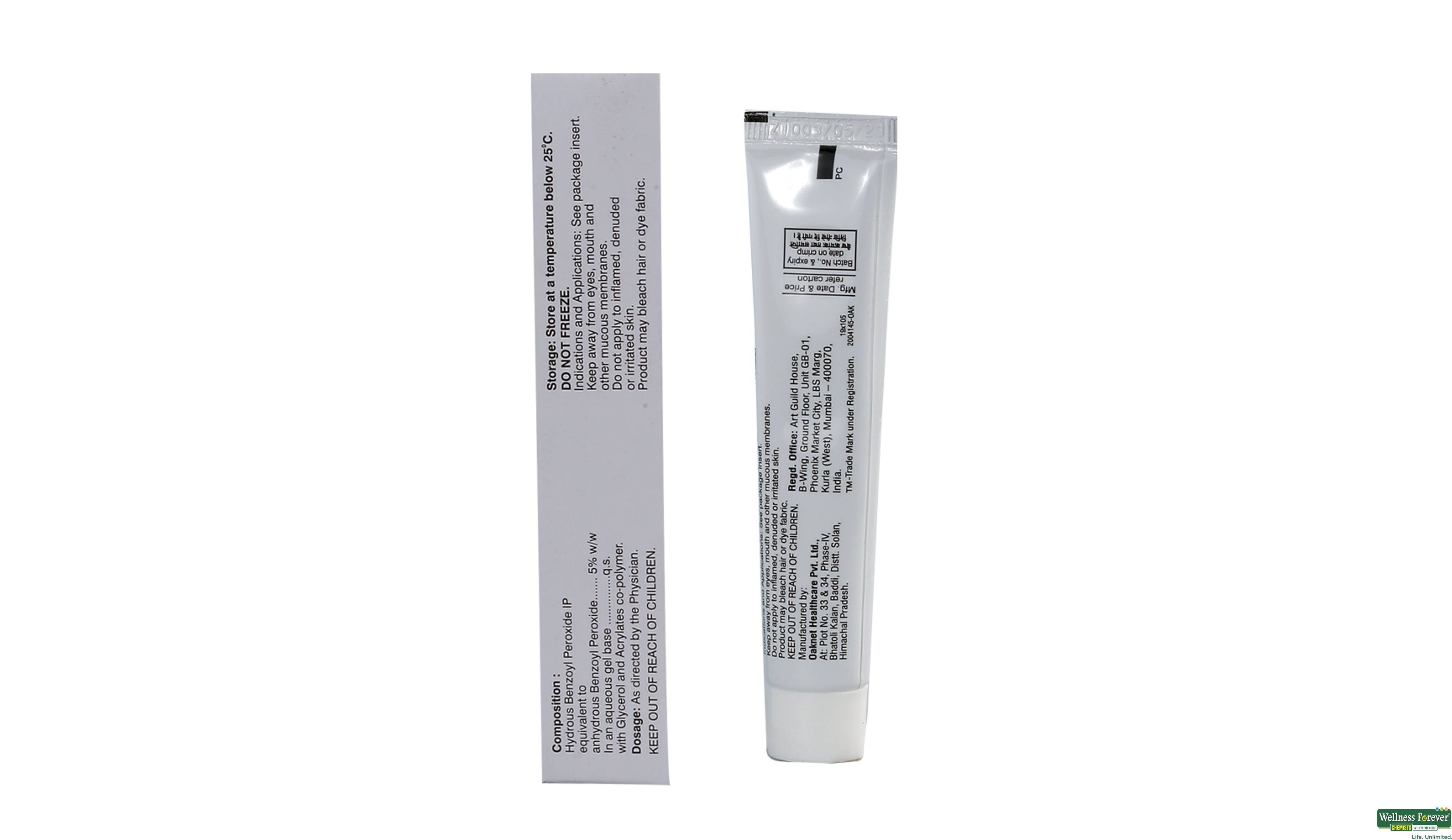 PERNEX-AC 5% GEL 20GM- 2, 20GM, 