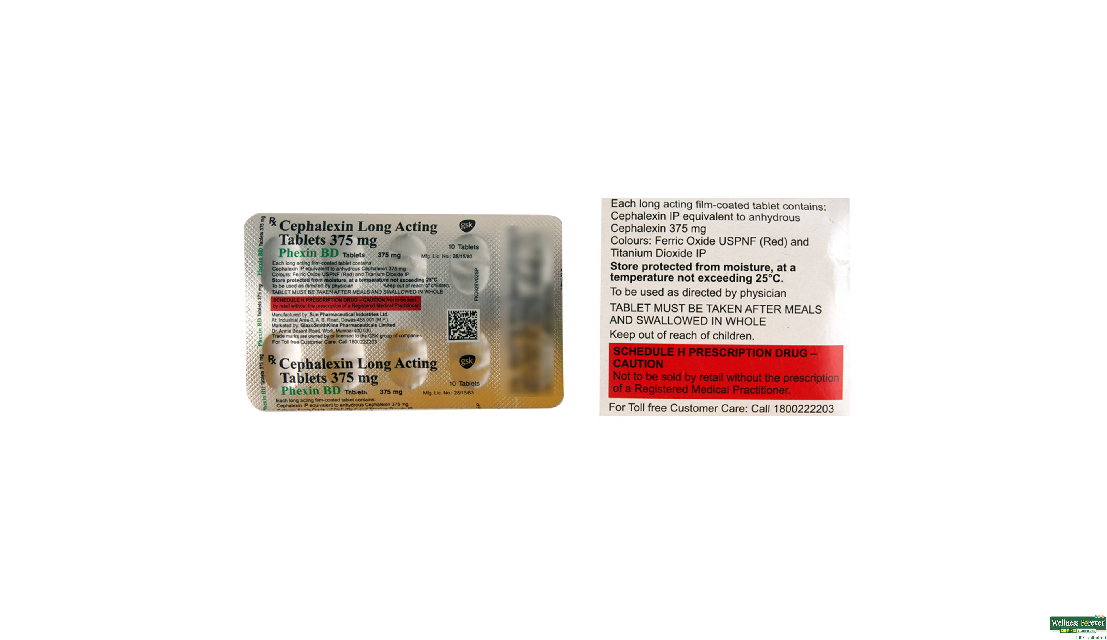 PHEXIN-BD 375MG 10TAB- 2, 10TAB, 