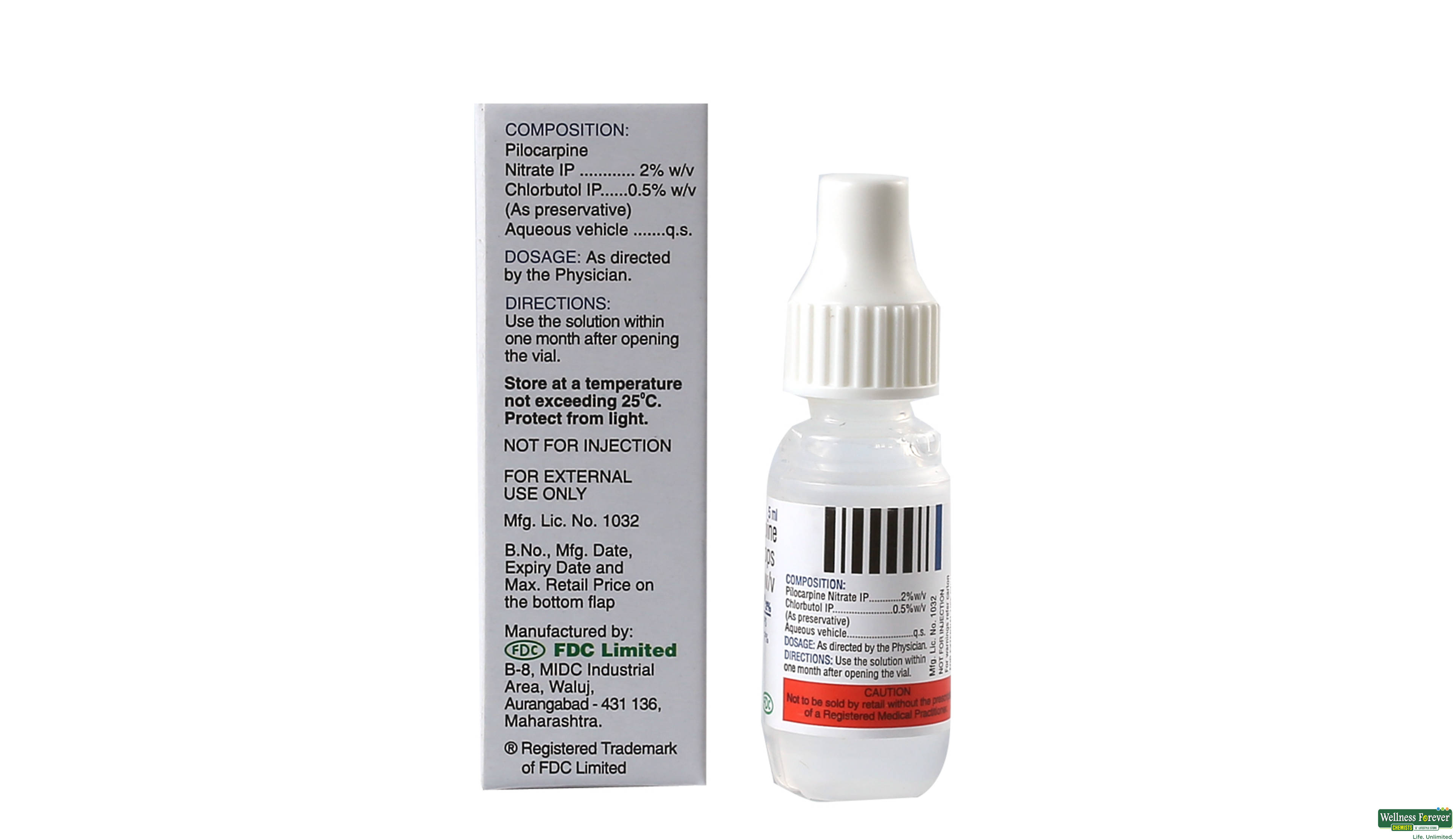 PILOCAR 2% E/DROP 5ML- 2, 5ML, null