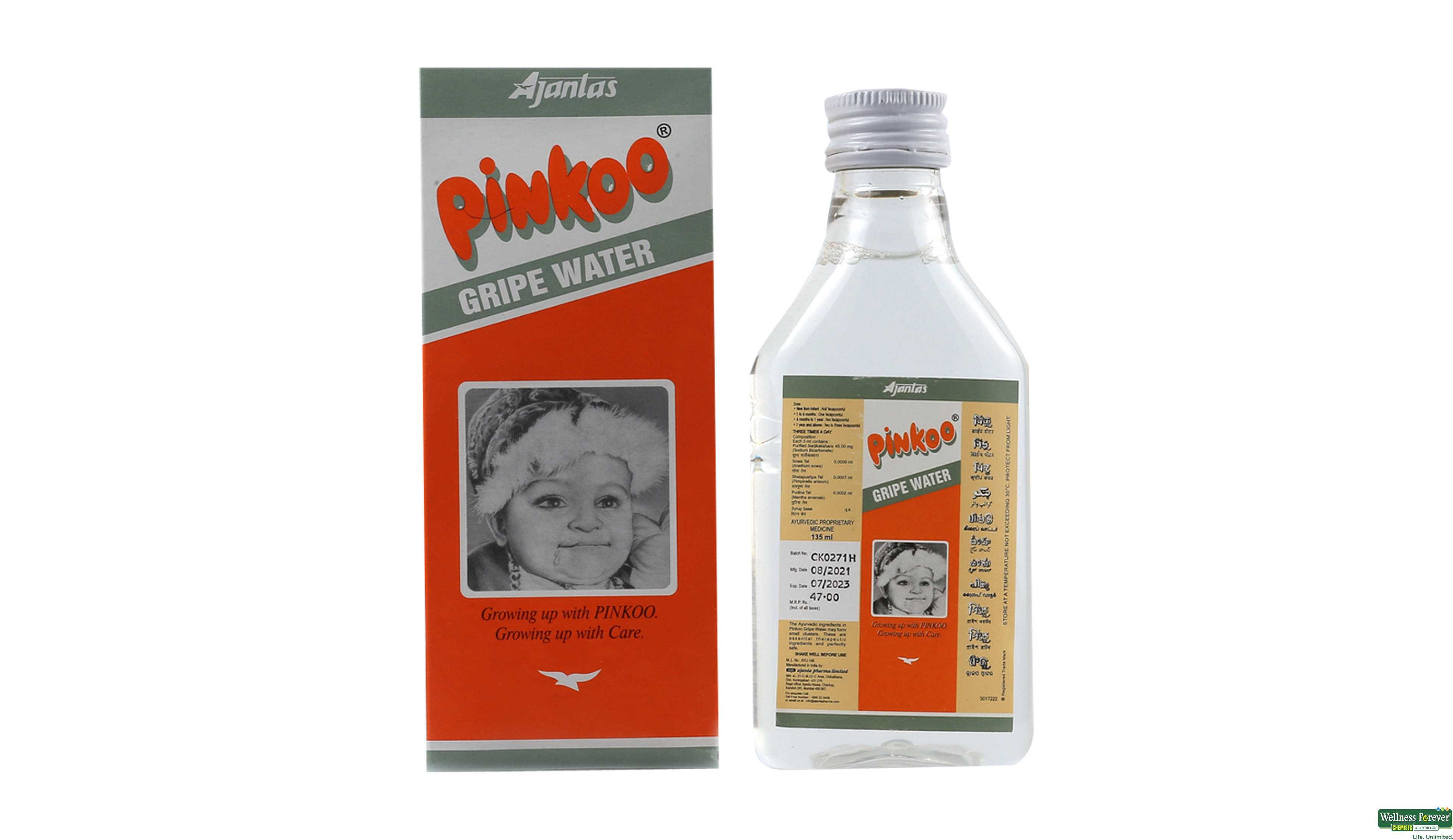 PINKOO GRIPE WATER 135ML- 1, 135ML, 