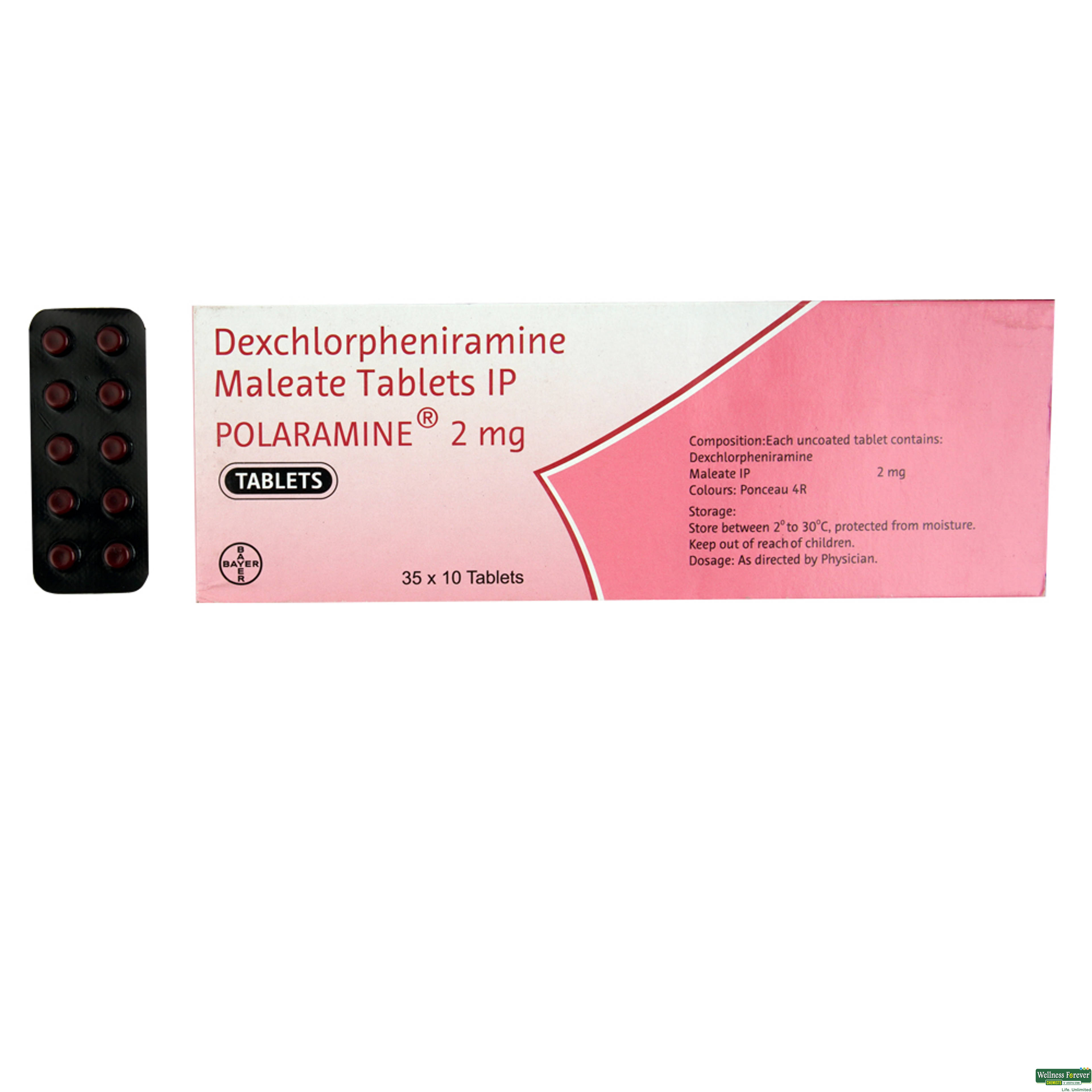 POLARAMINE 2MG 10TAB-image