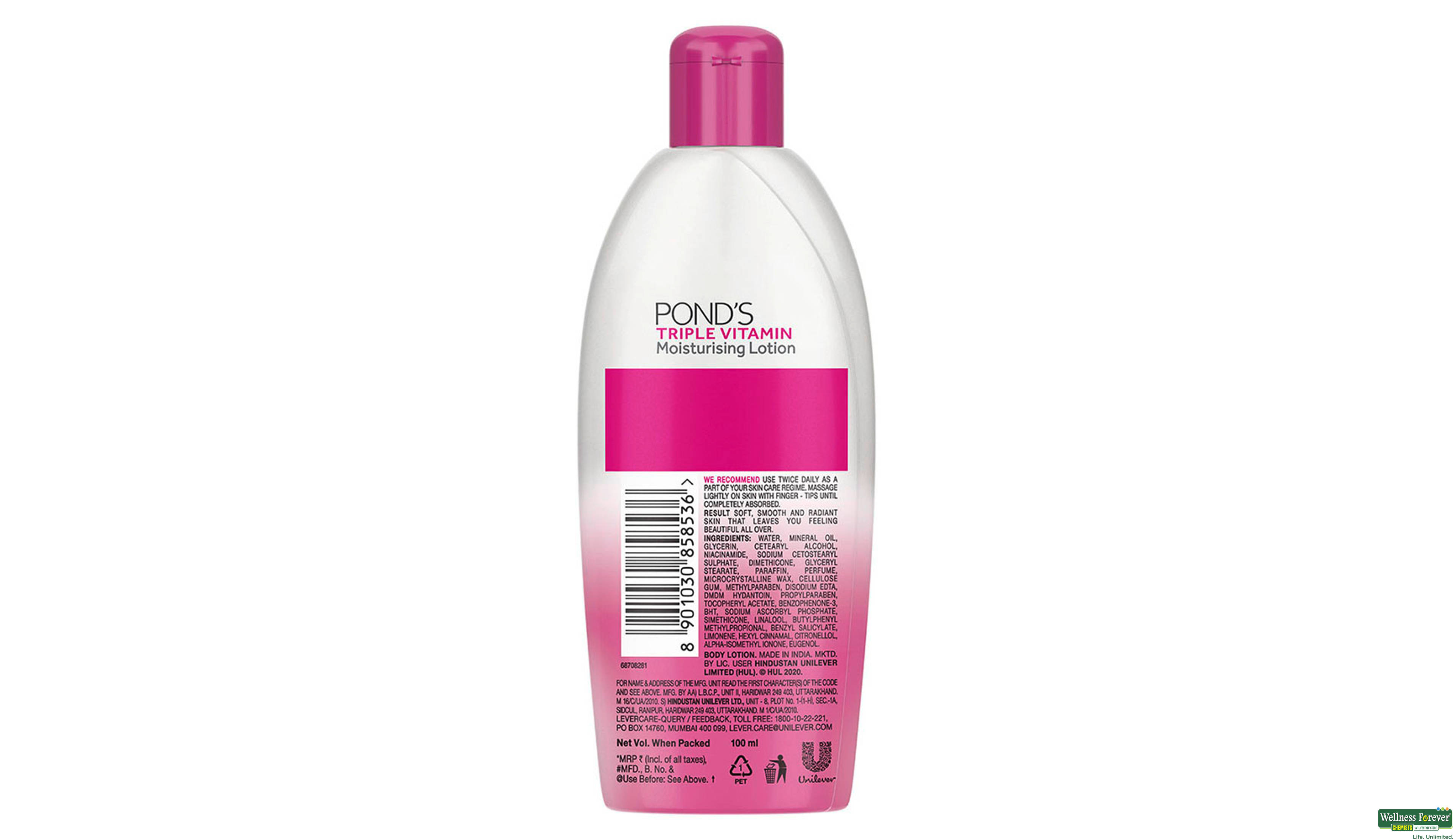 PONDS B/LTN 90ML- 3, 90ML, null