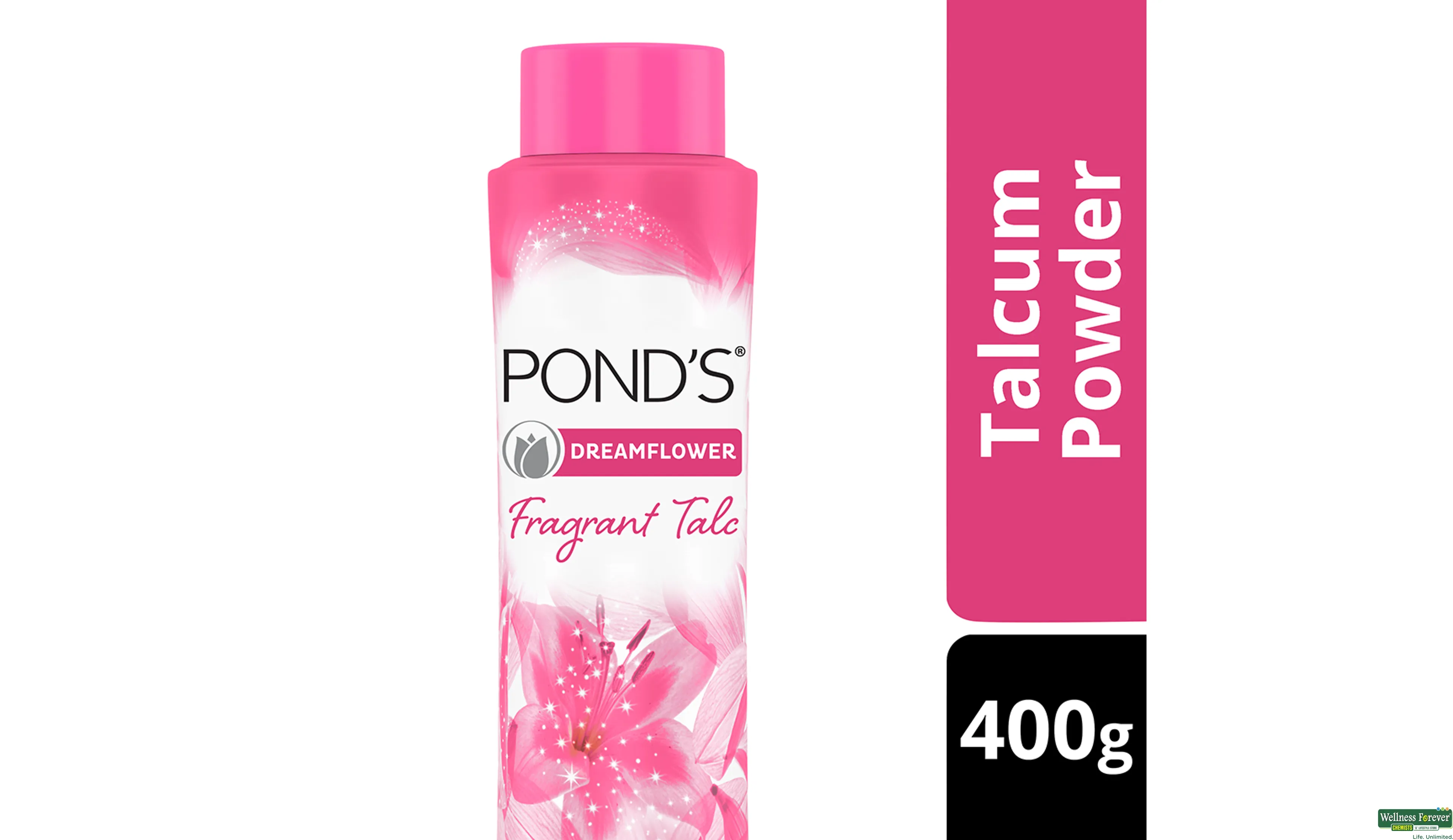 PONDS TALC DREAMFLOWER 400GM- 1, 400GM, 