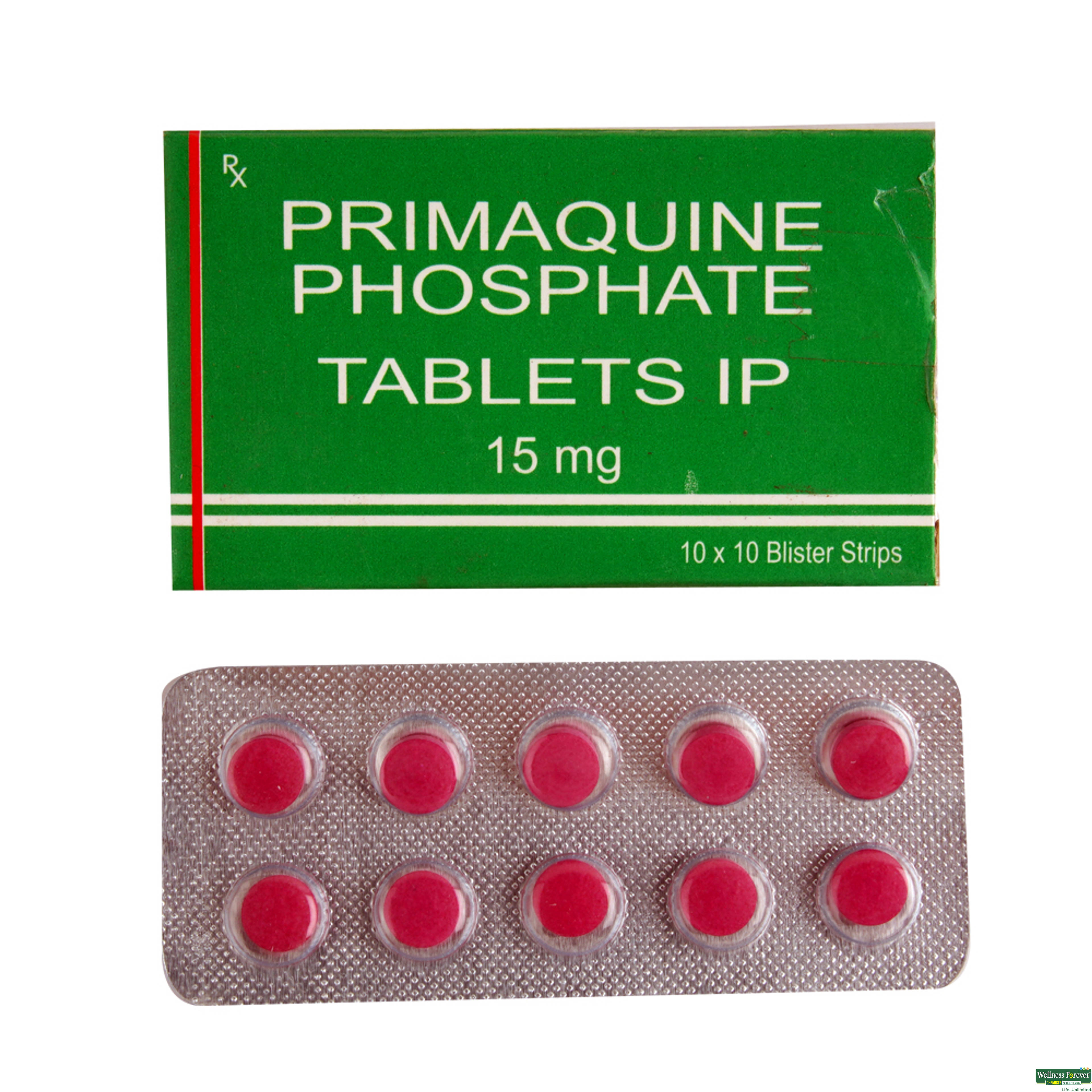 PRIMAQUINE 15MG 10TAB-image